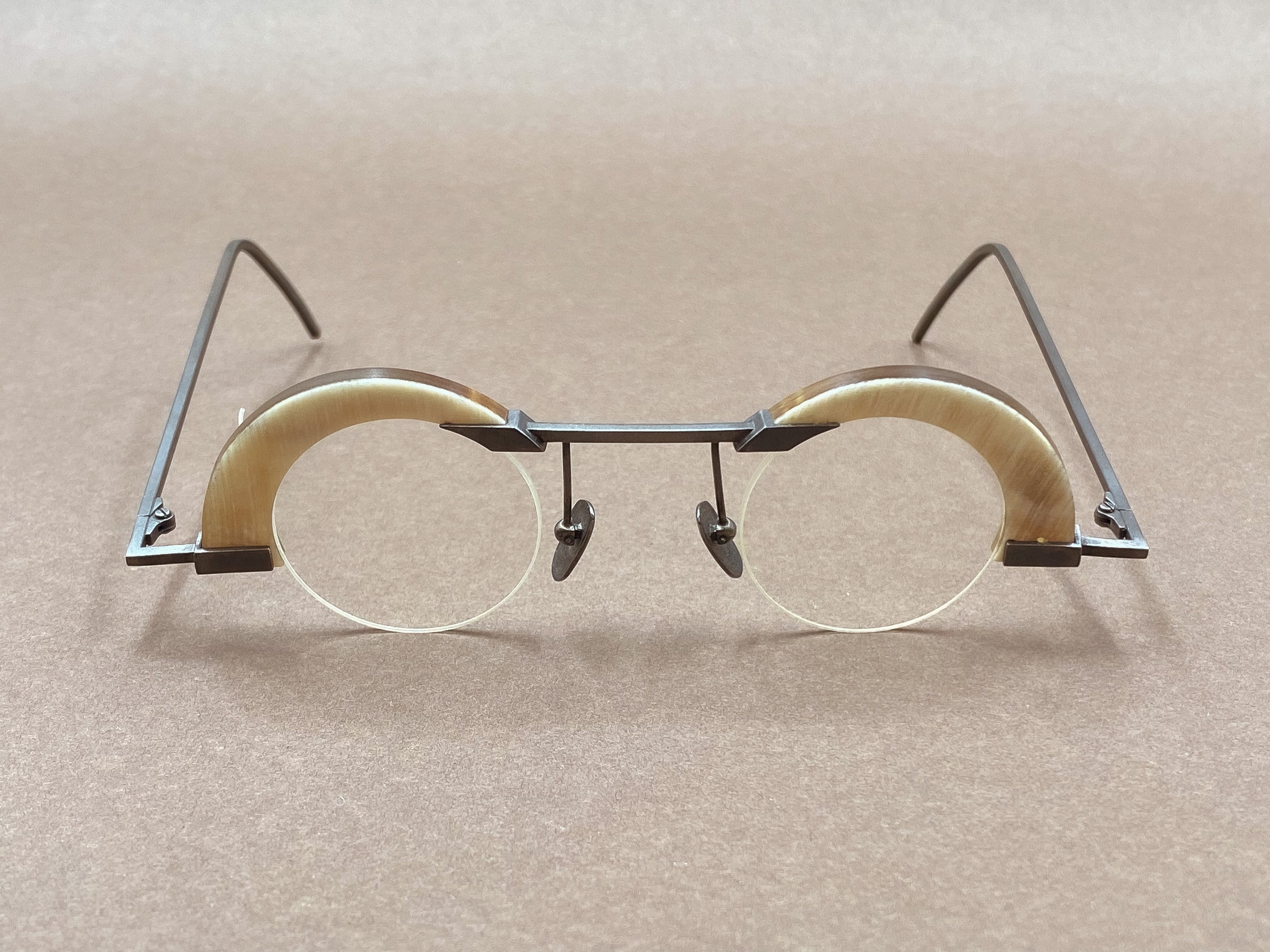 B. Angeletti 90s vintage horn glasses