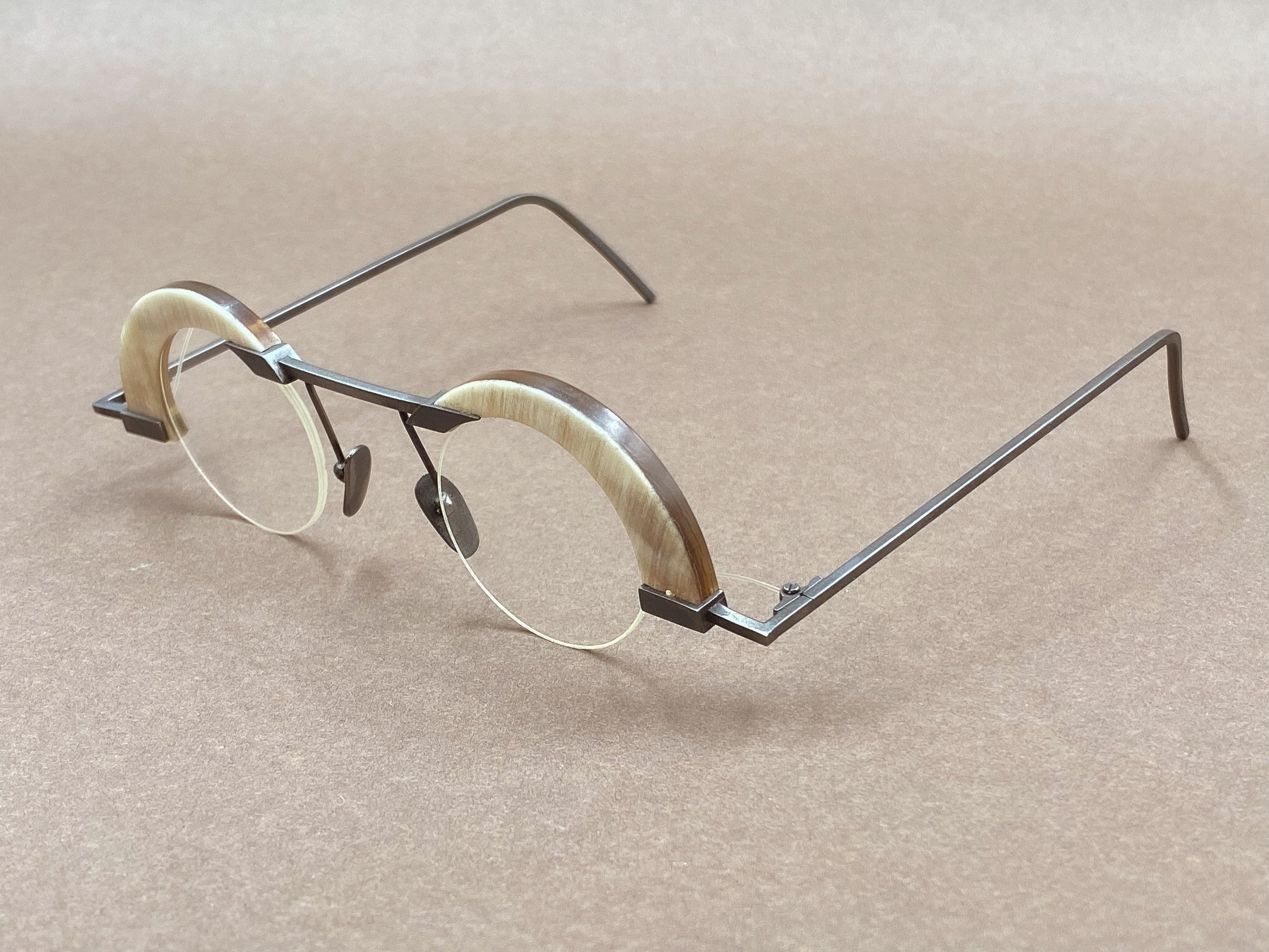 B. Angeletti 90s vintage horn glasses