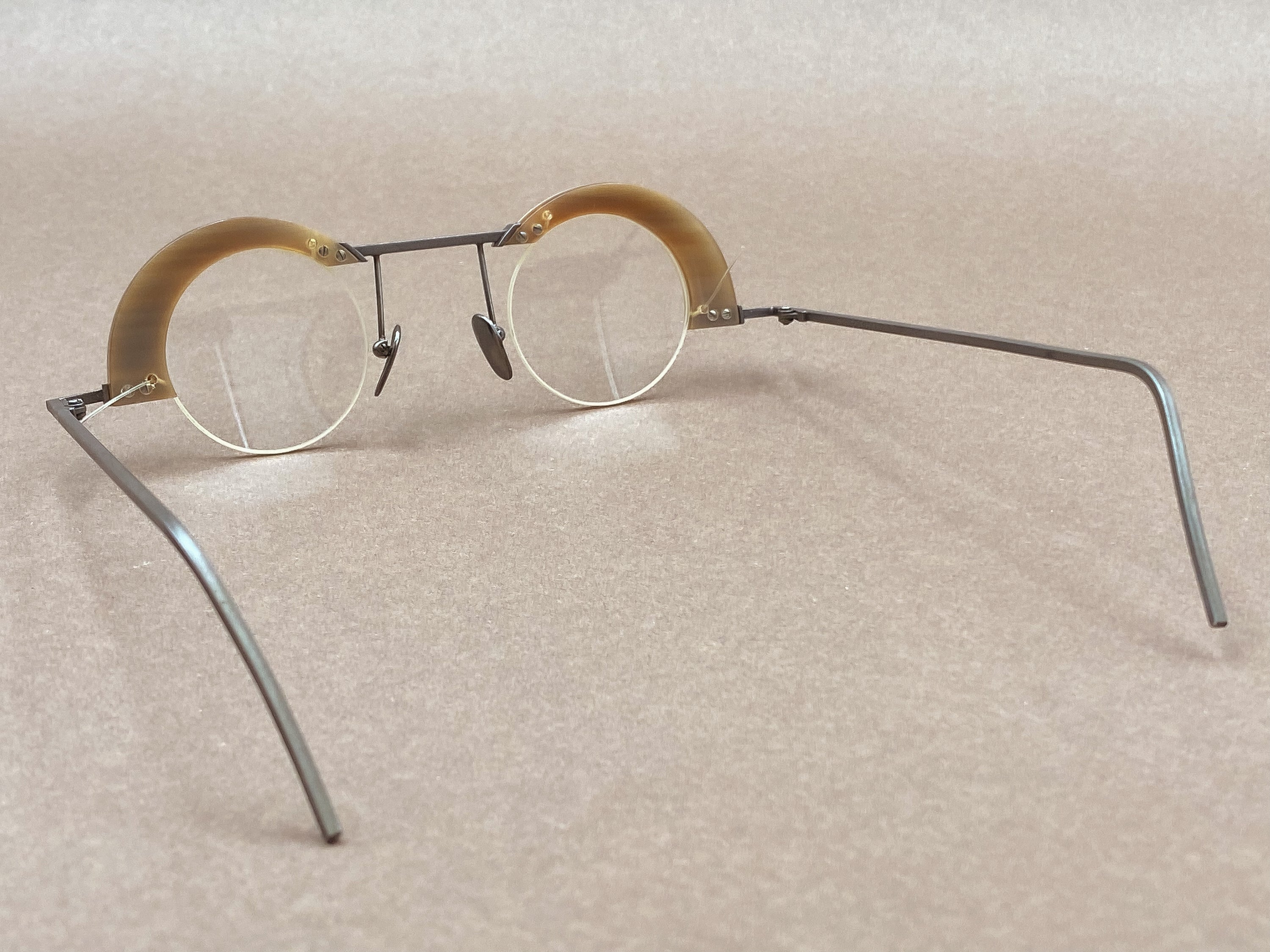 B. Angeletti 90s vintage horn glasses