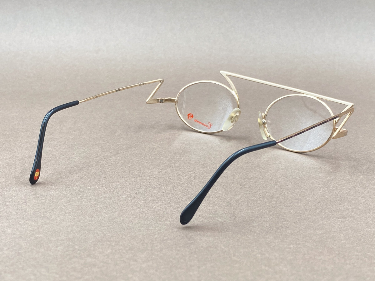 Casanova LC-30 90s vintage glasses - gold and purple