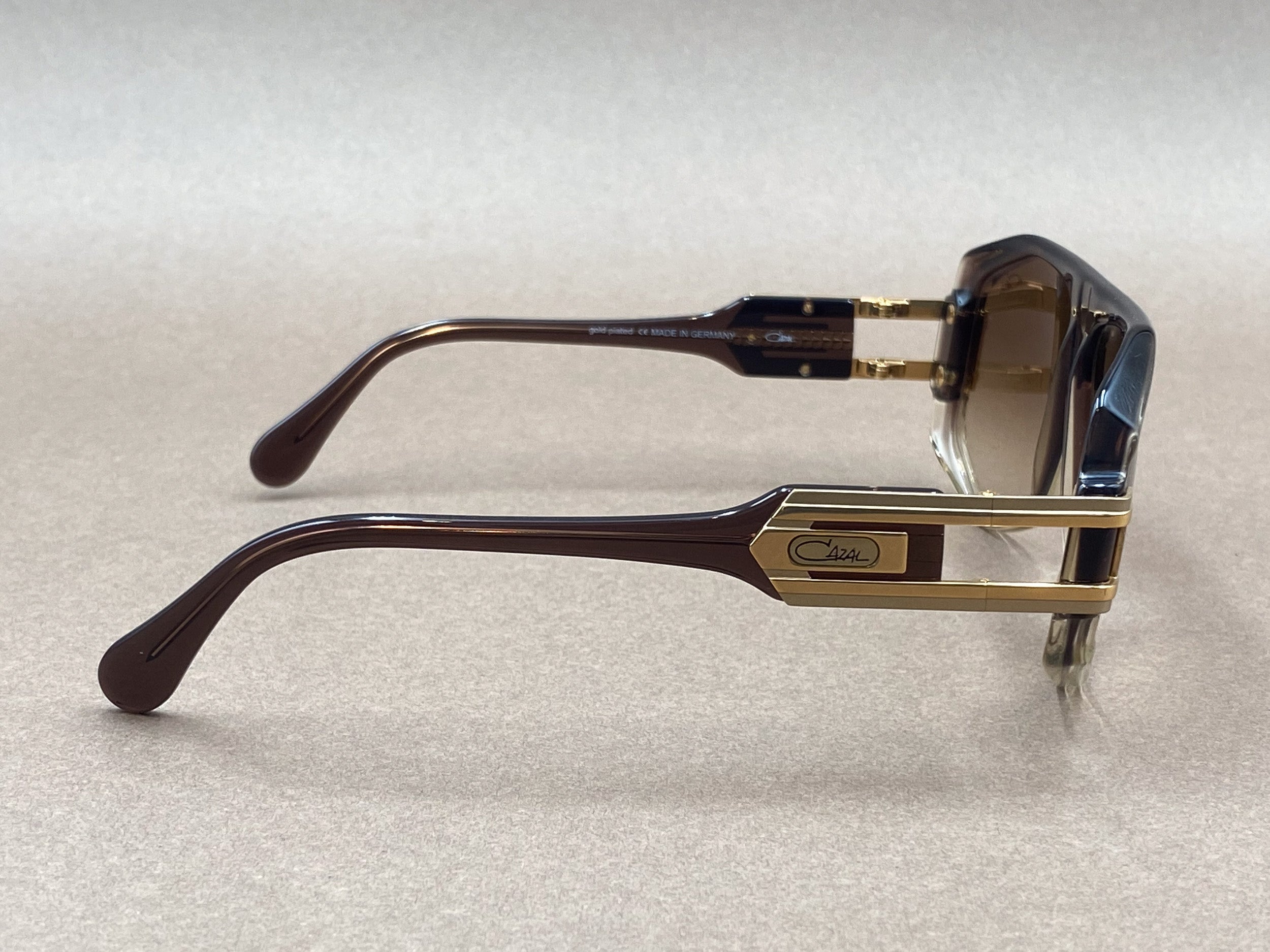 Cazal 163/3 gold plated sunglasses - brown