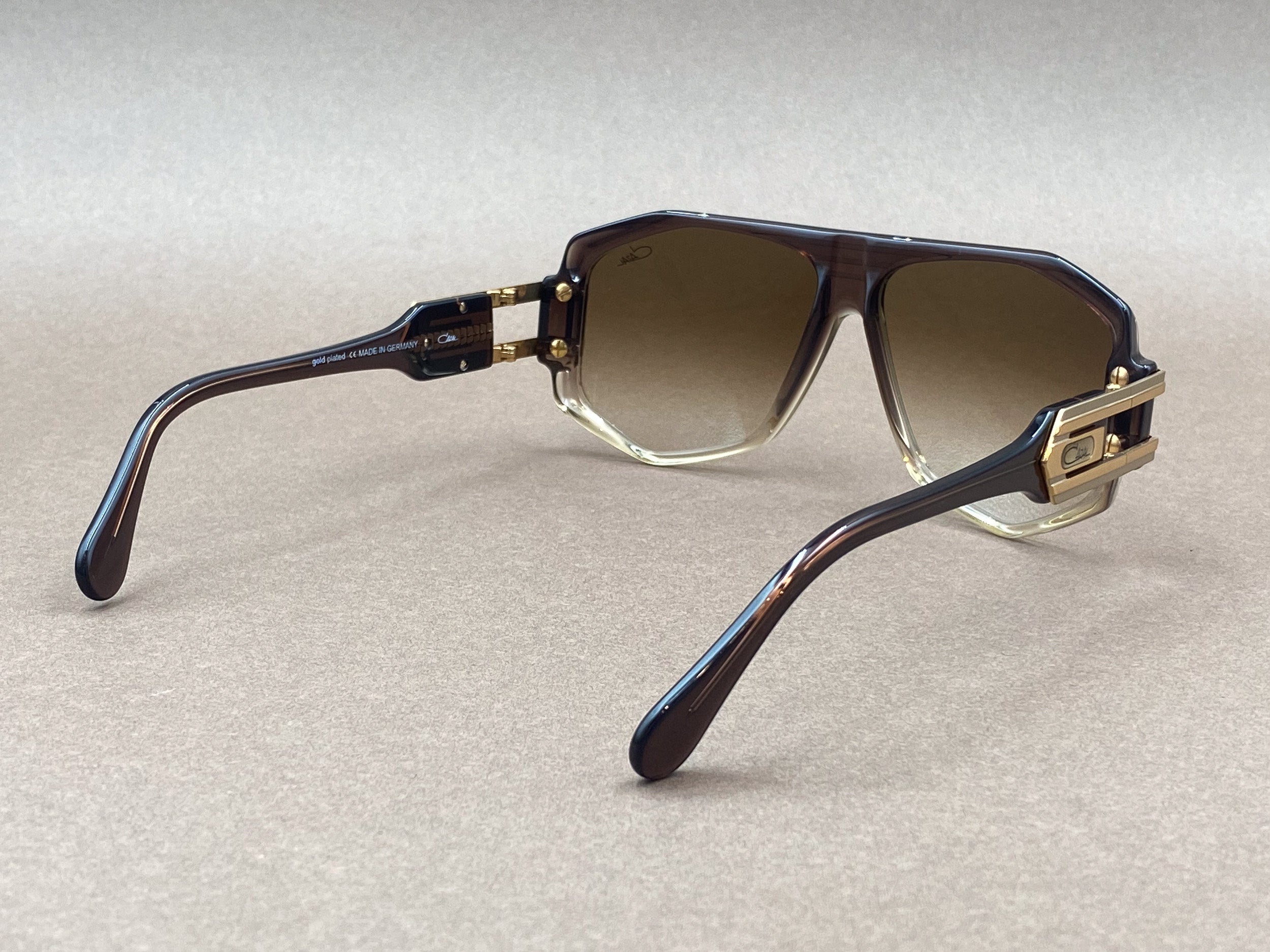 Cazal 163/3 gold plated sunglasses - brown