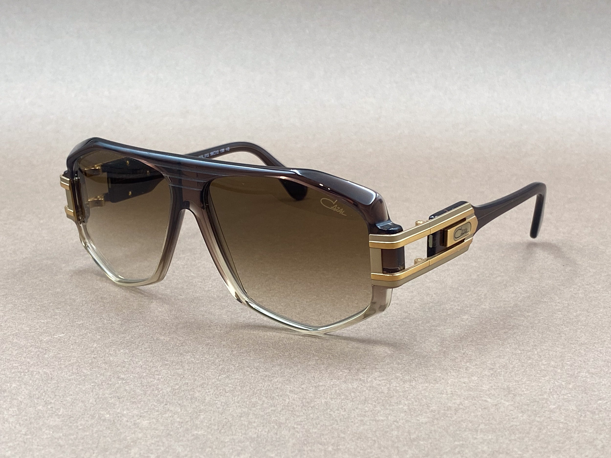 Cazal 163/3 gold plated sunglasses - brown