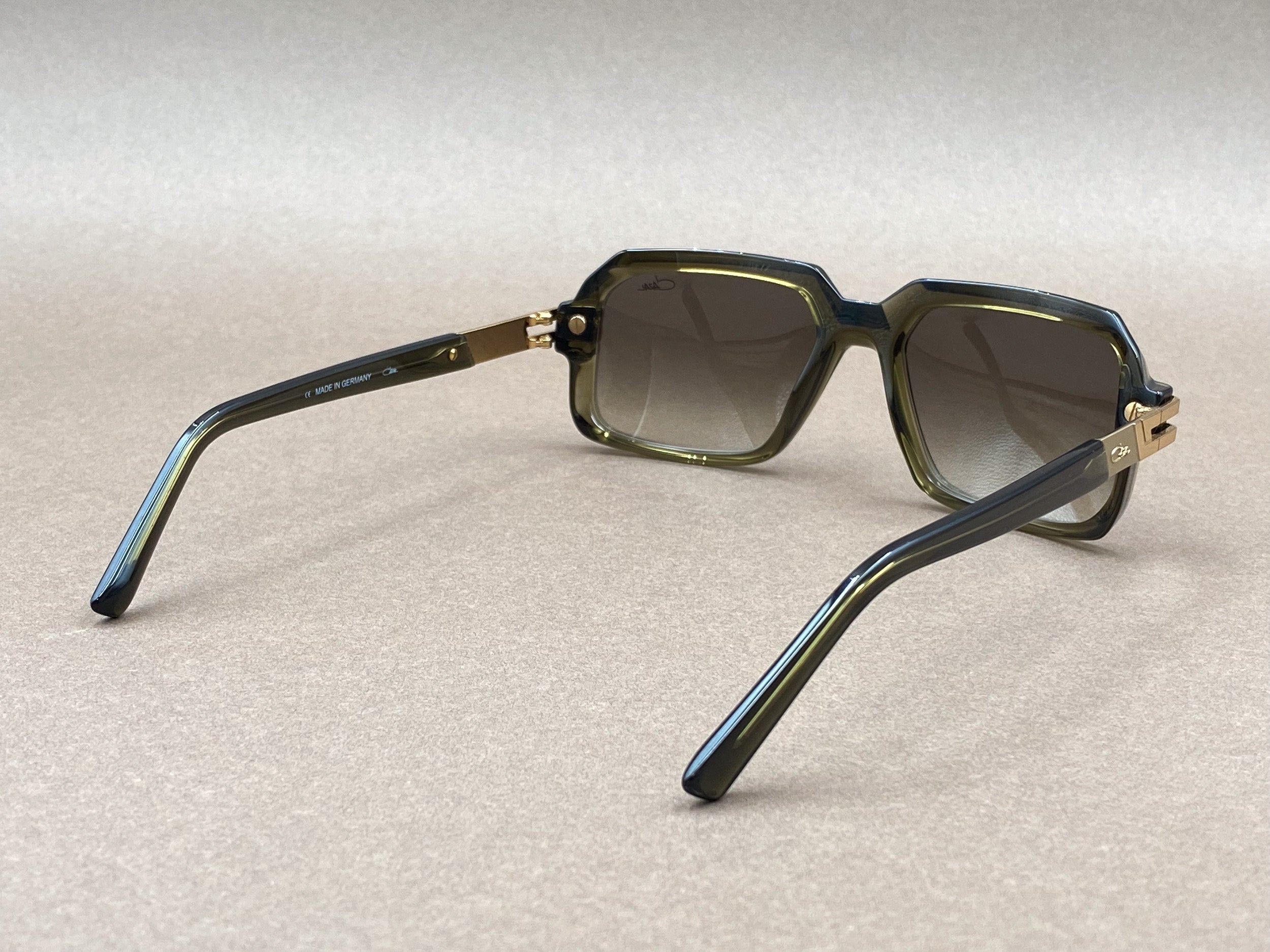Cazal 6037/3 sunglasses - khaki and gold