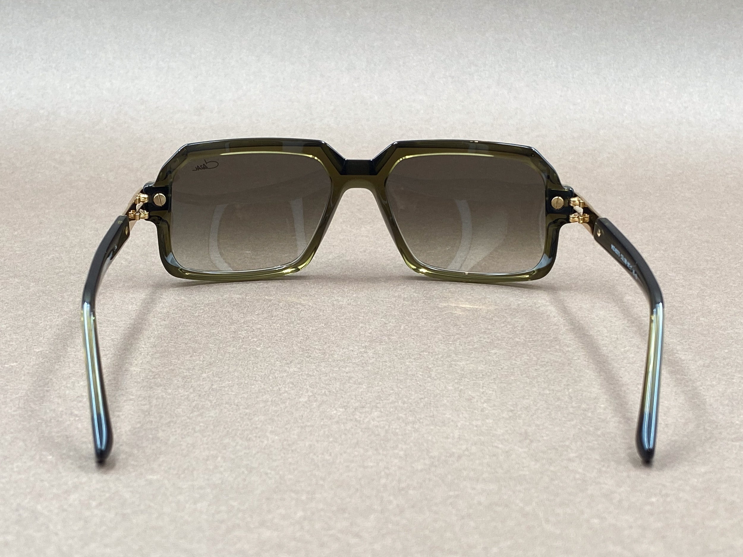 Cazal 6037/3 sunglasses - khaki and gold