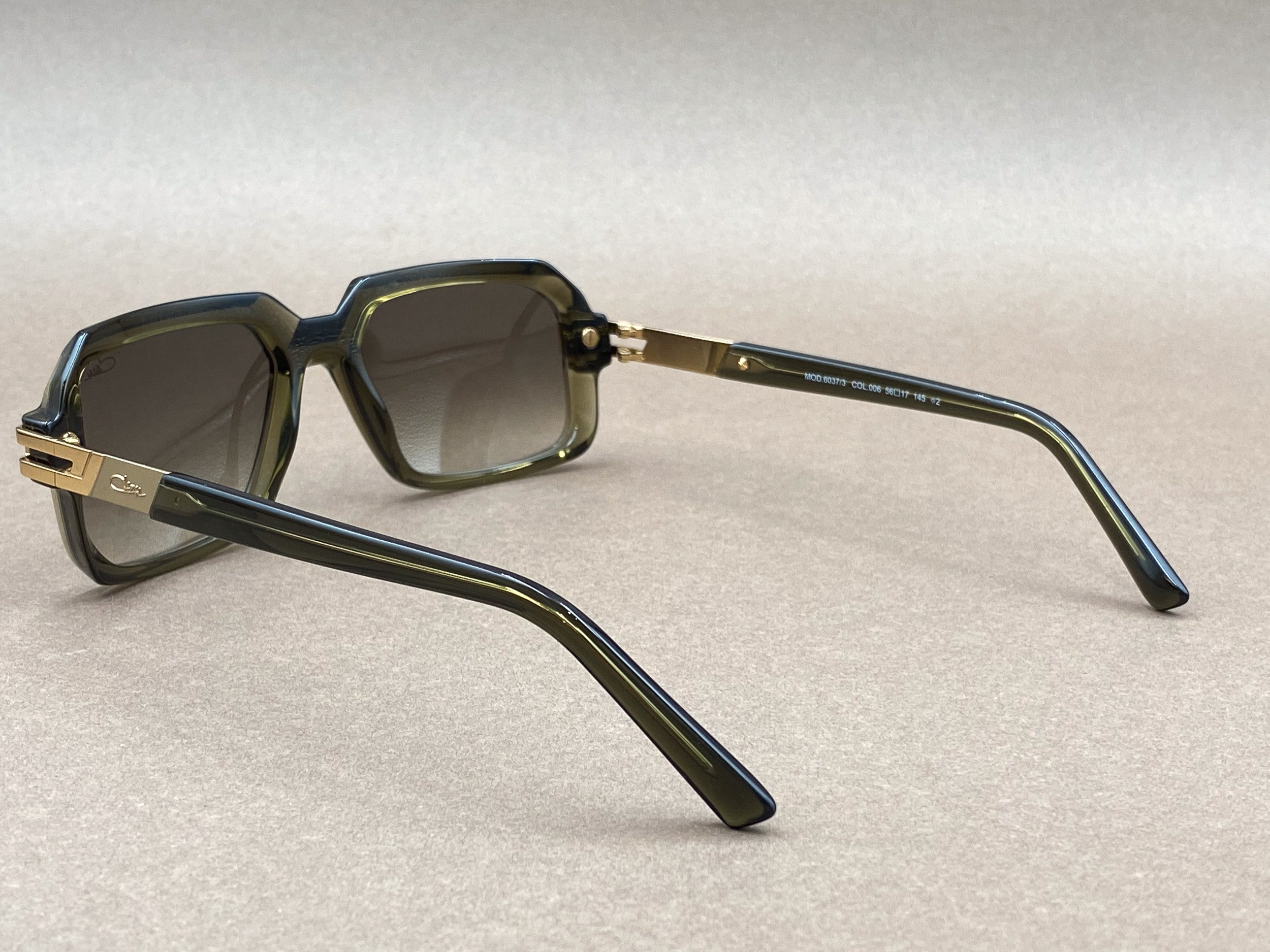 Cazal 6037/3 sunglasses - khaki and gold