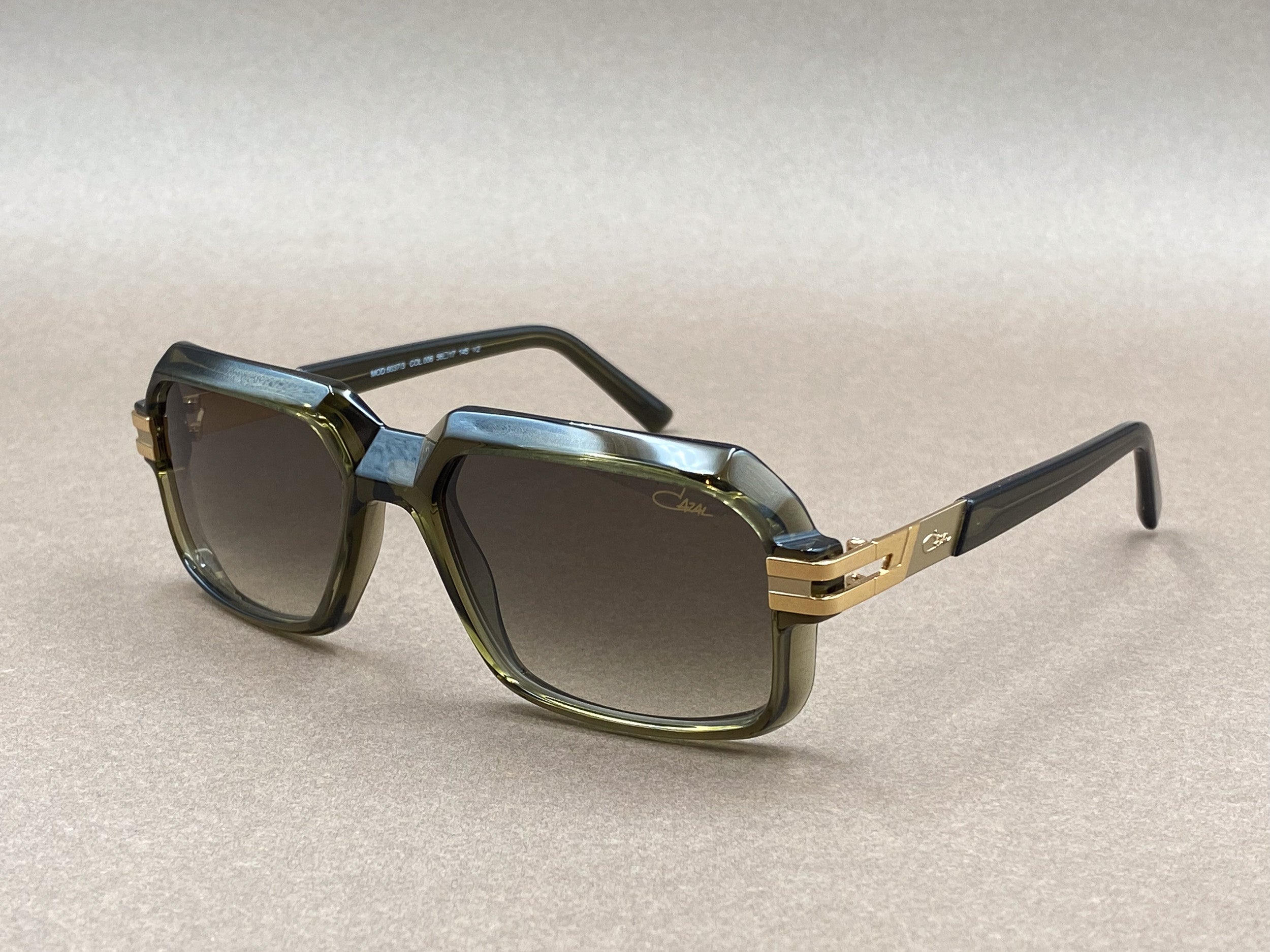 Cazal 6037/3 sunglasses - khaki and gold