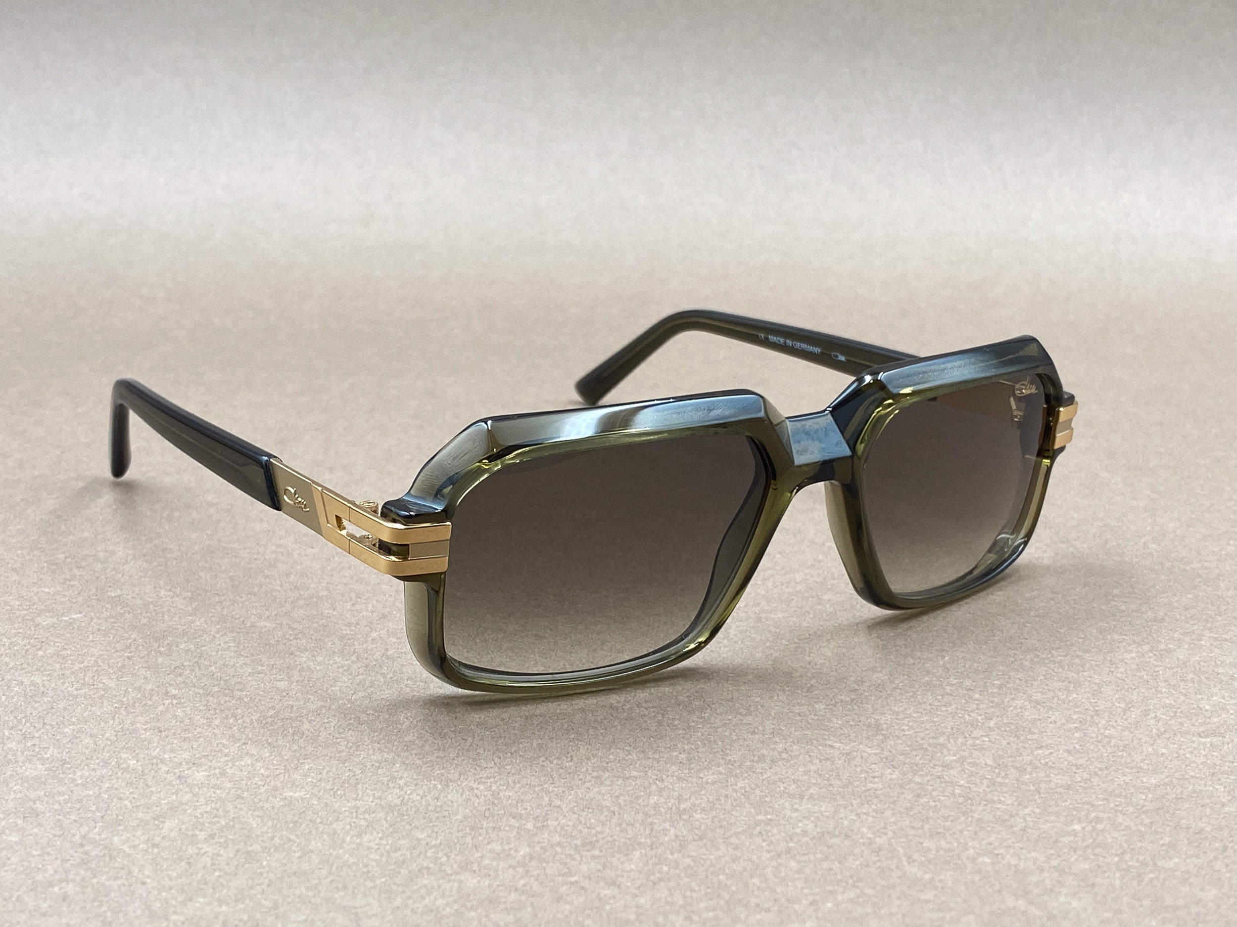 Cazal 6037/3 sunglasses - khaki and gold