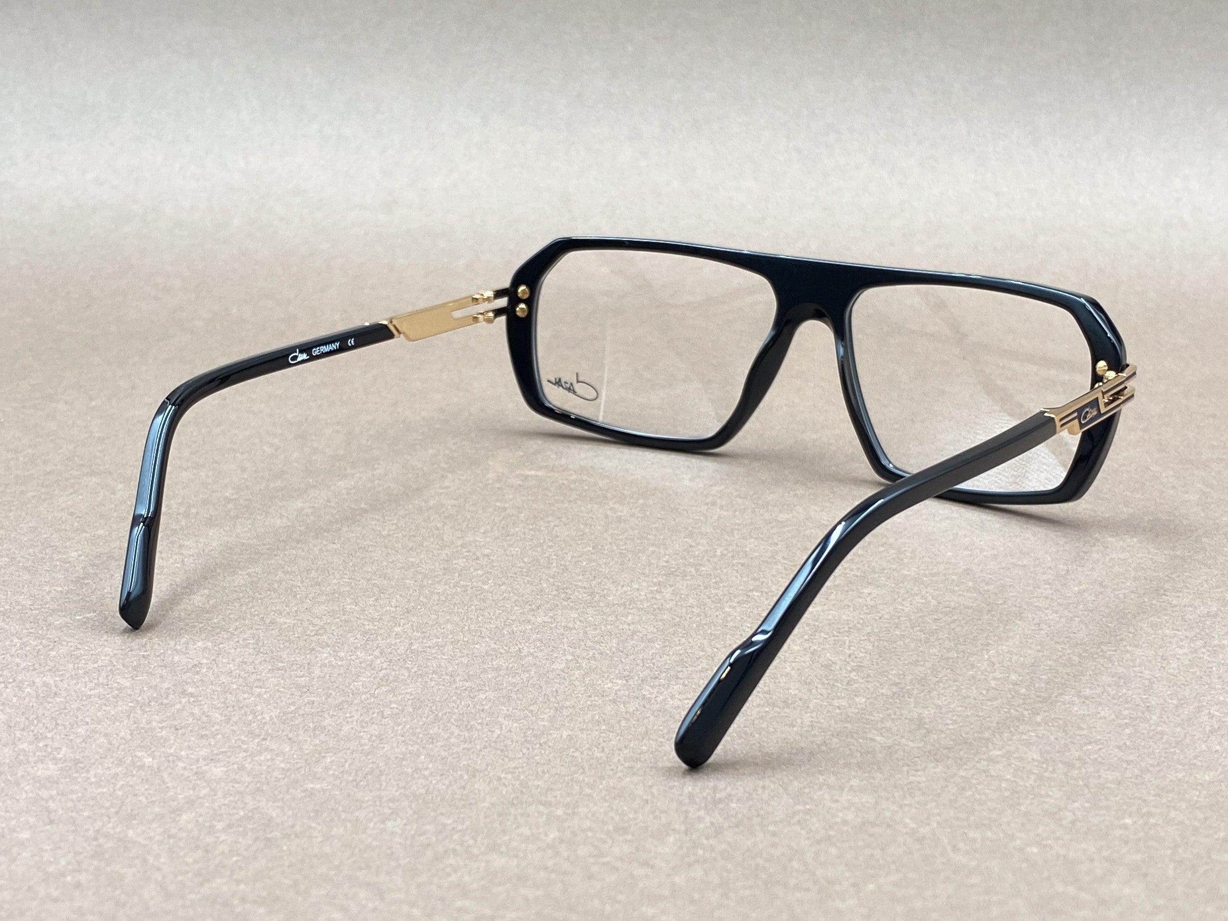 Cazal 6039 glasses - black and gold