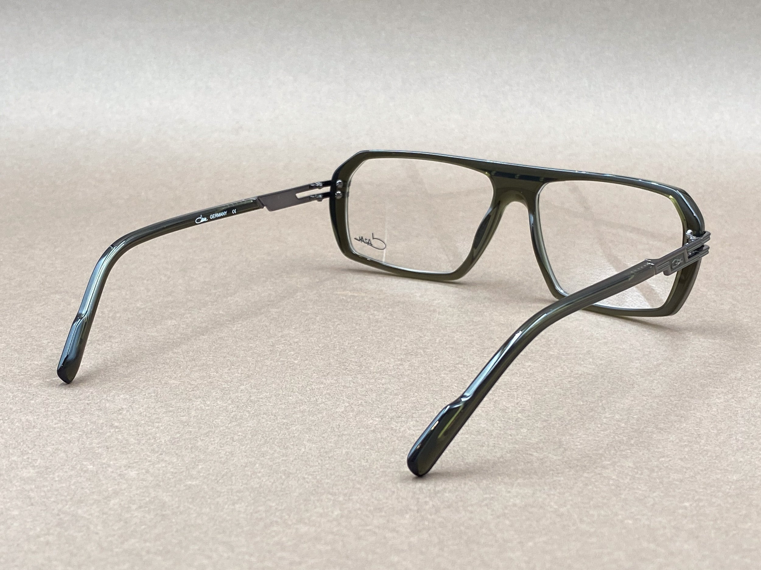 Cazal 6039 glasses - khaki and gunmetal