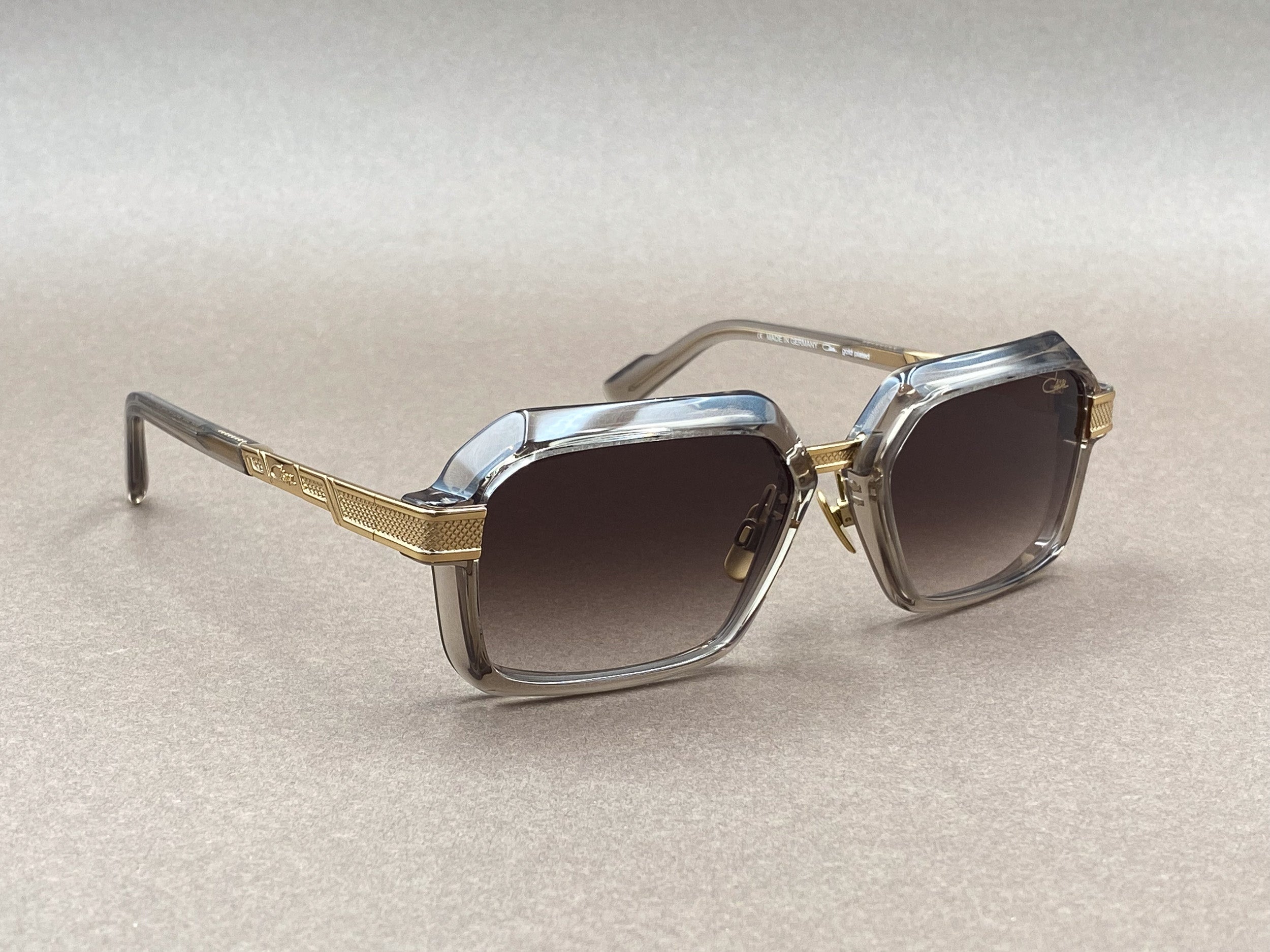 Cazal 6040/3 sunglasses - crystal beige and gold