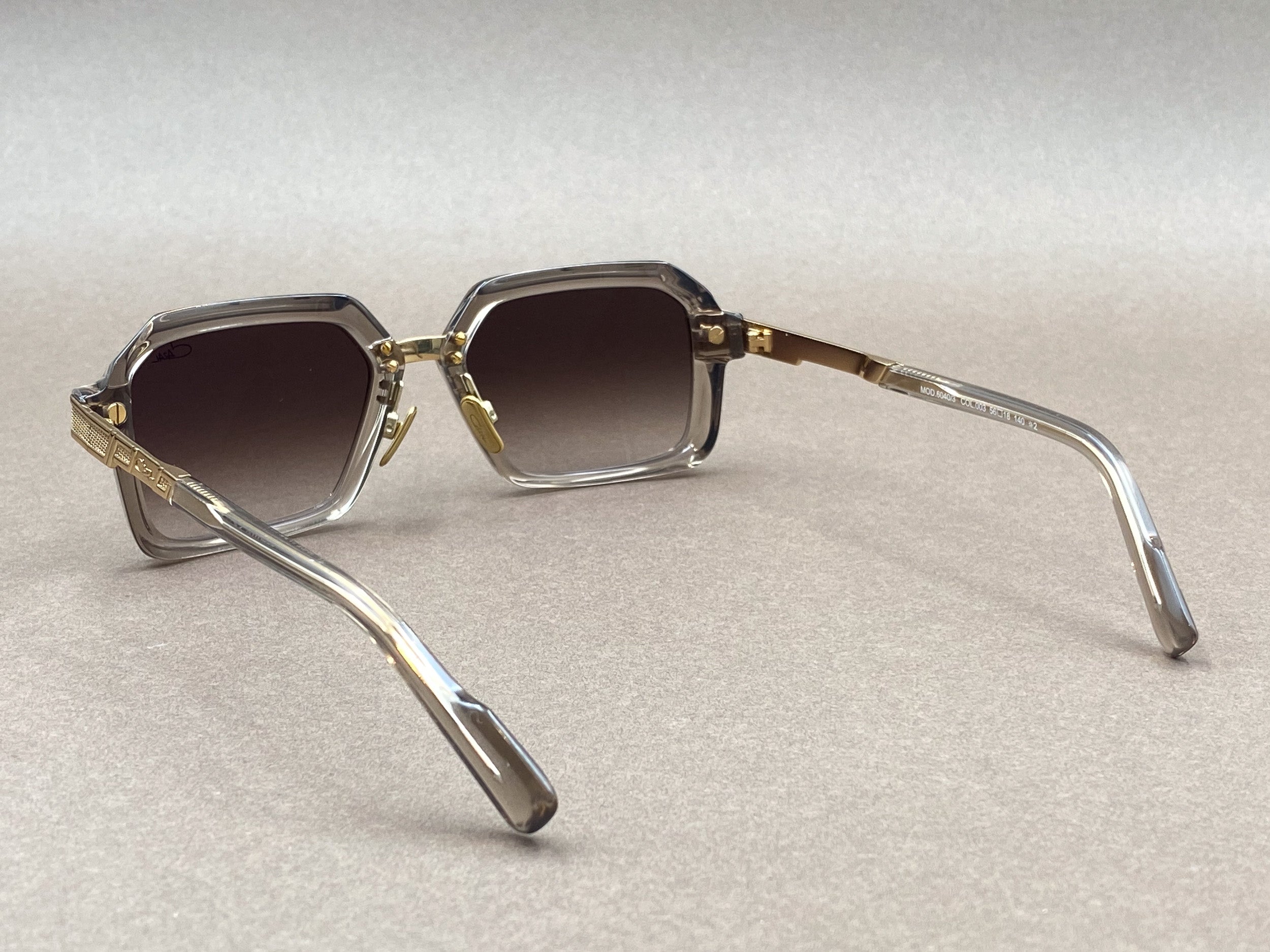 Cazal 6040/3 sunglasses - crystal beige and gold