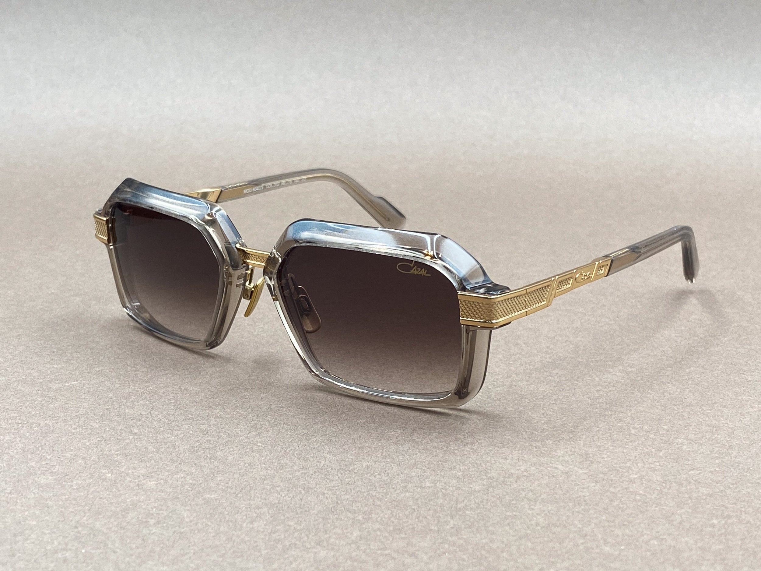 Cazal 6040/3 sunglasses - crystal beige and gold