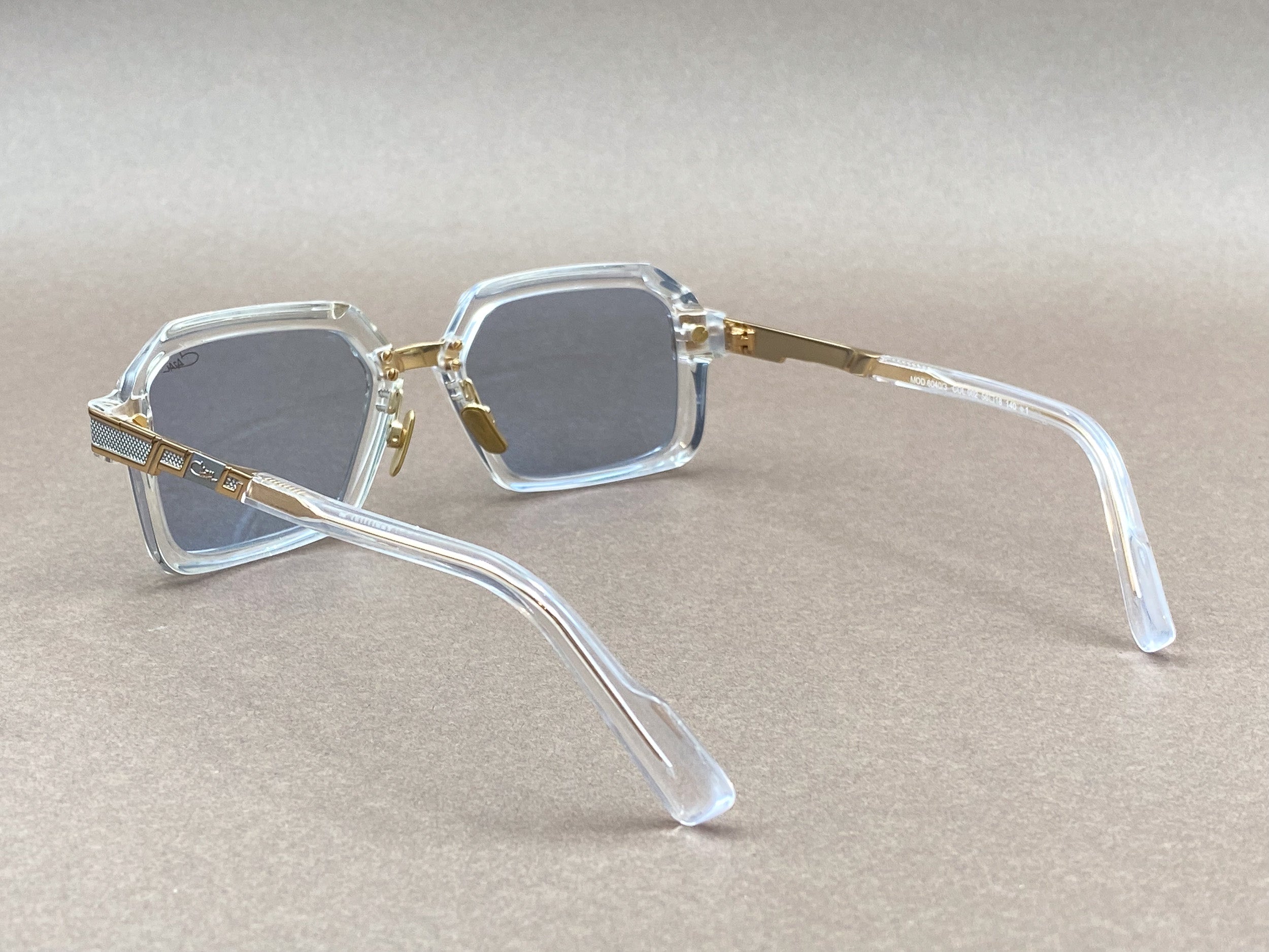 Cazal 6040/3 sunglasses - crystal clear and bicolor