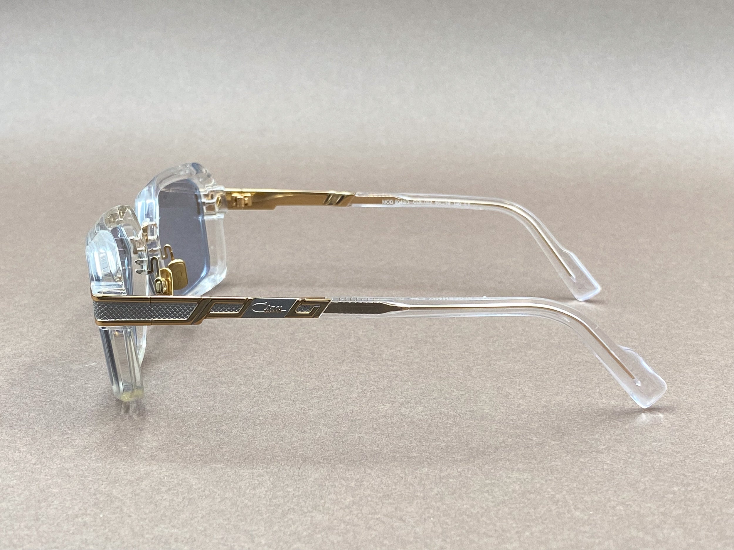 Cazal 6040/3 sunglasses - crystal clear and bicolor