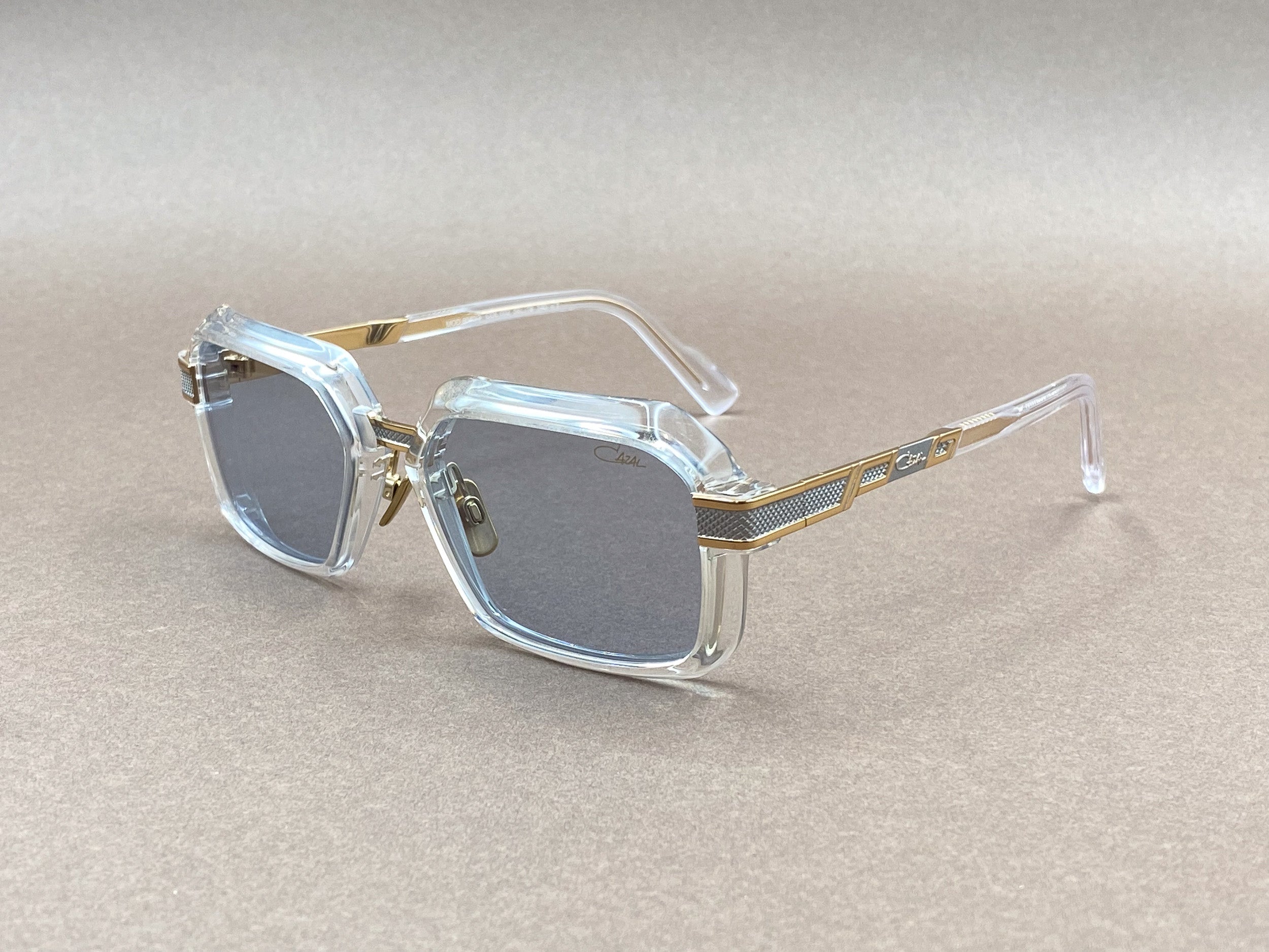 Cazal 6040/3 sunglasses - crystal clear and bicolor