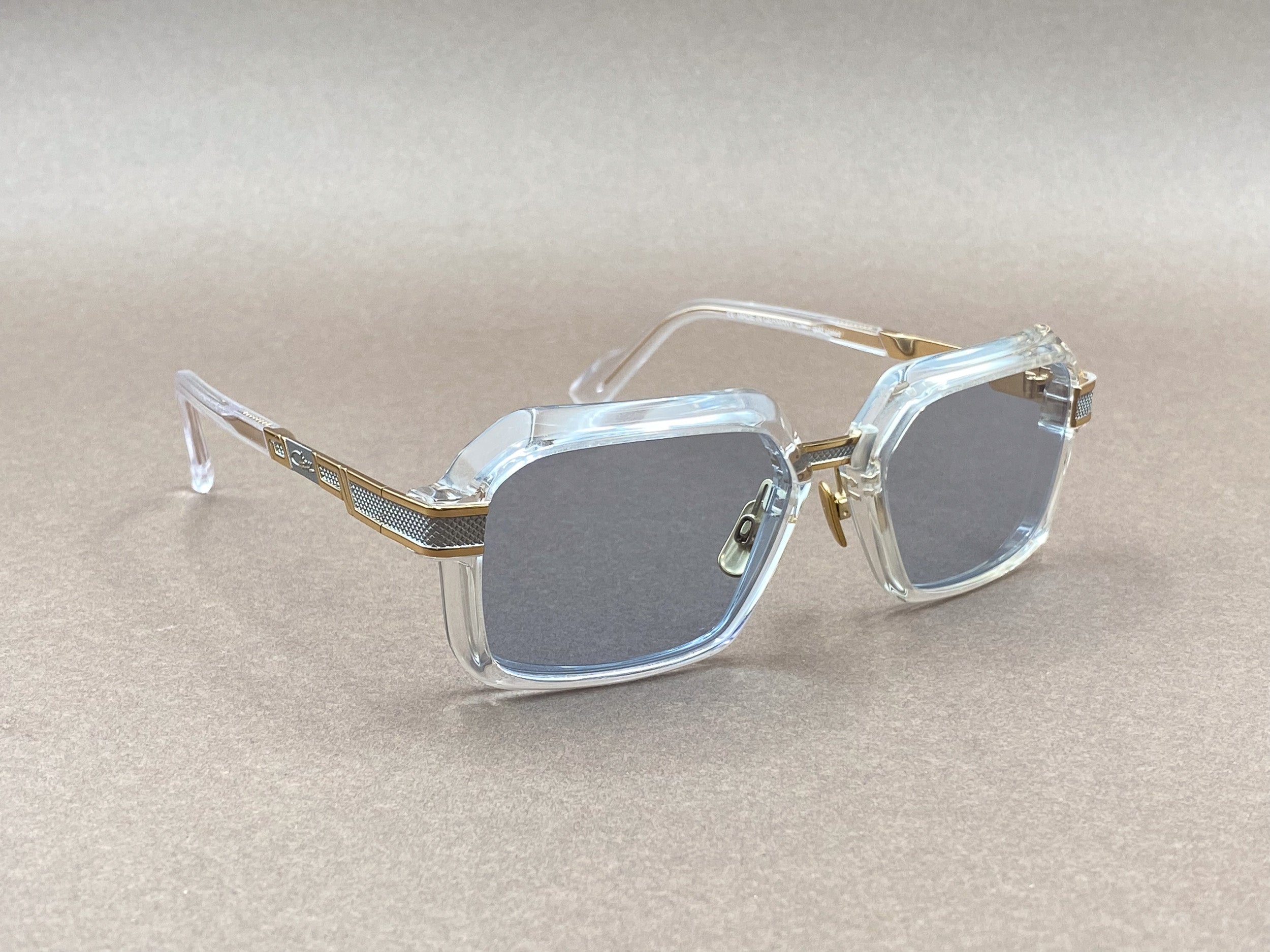 Cazal 6040/3 sunglasses - crystal clear and bicolor