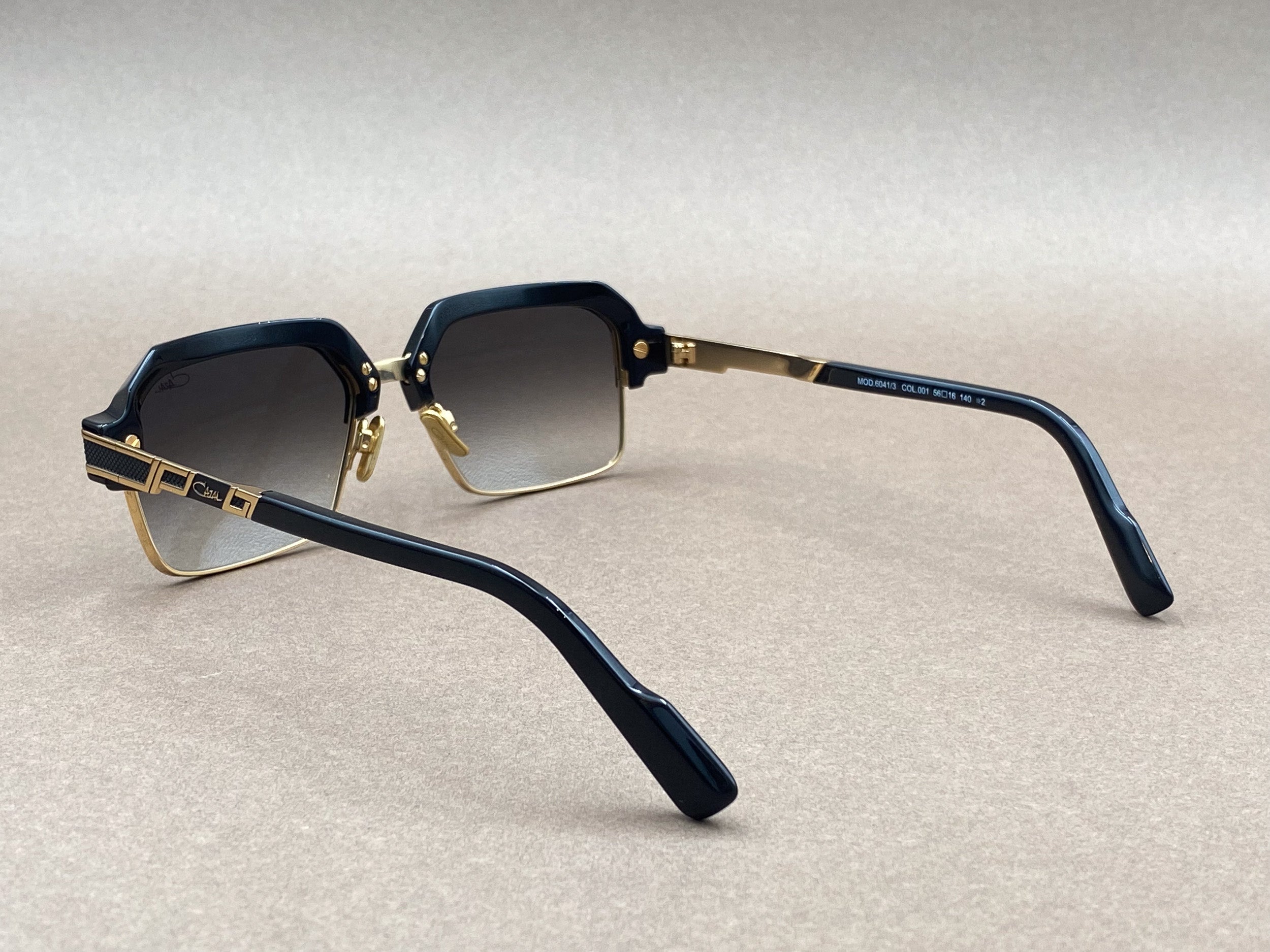 Cazal 6041/3 sunglasses - black and gold