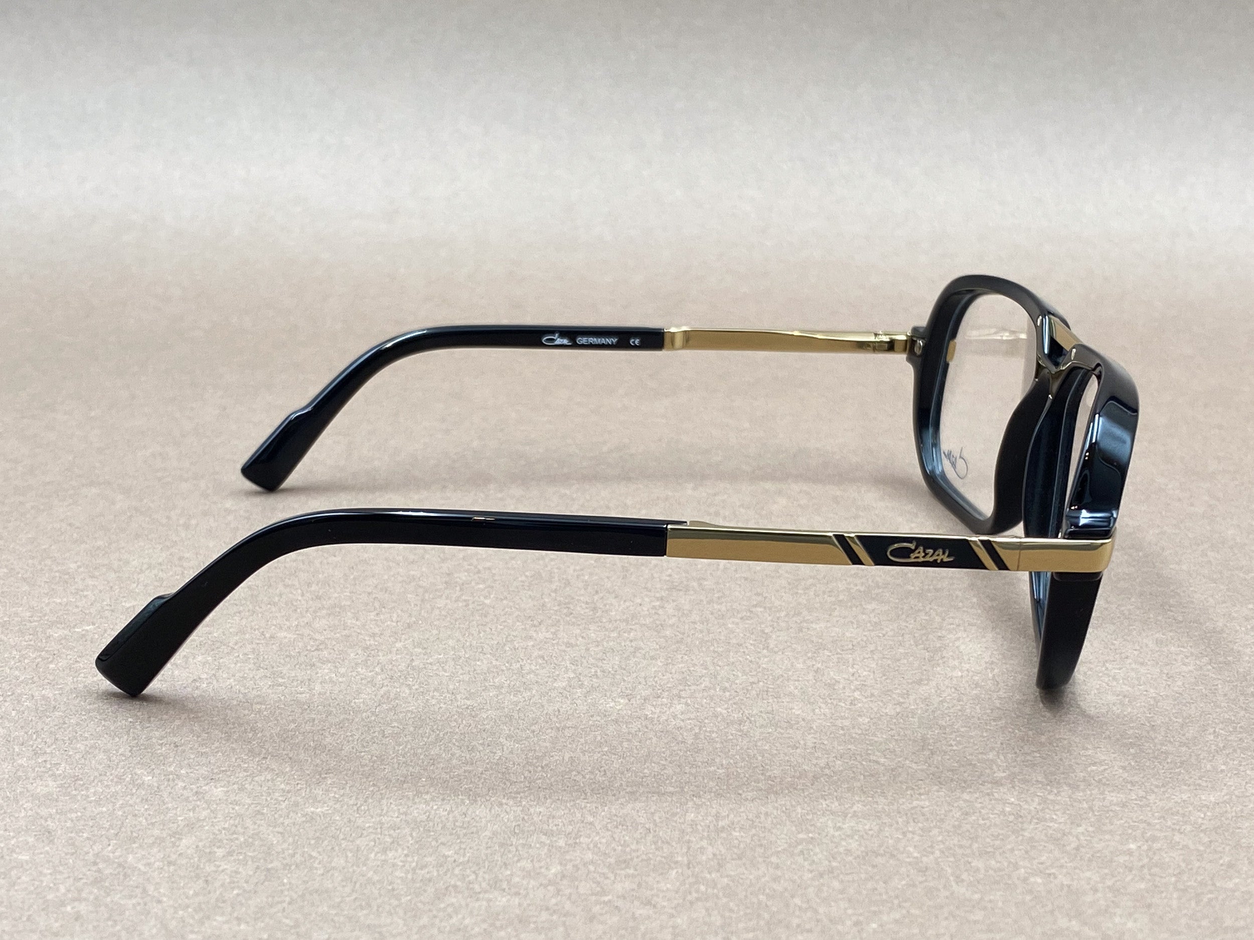 Cazal 6042 glasses - black and gold