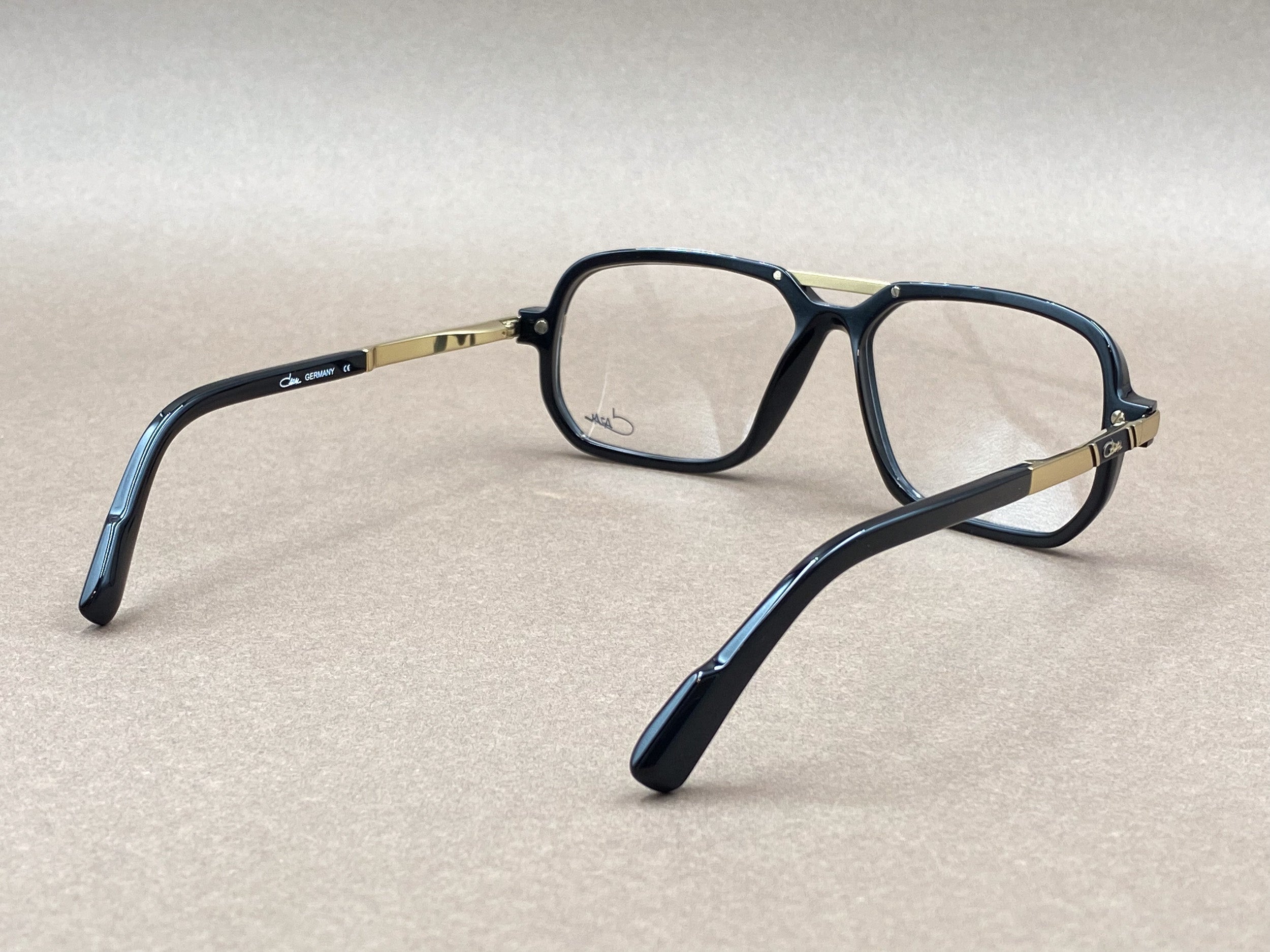 Cazal 6042 glasses - black and gold – The House of Iconic Frames