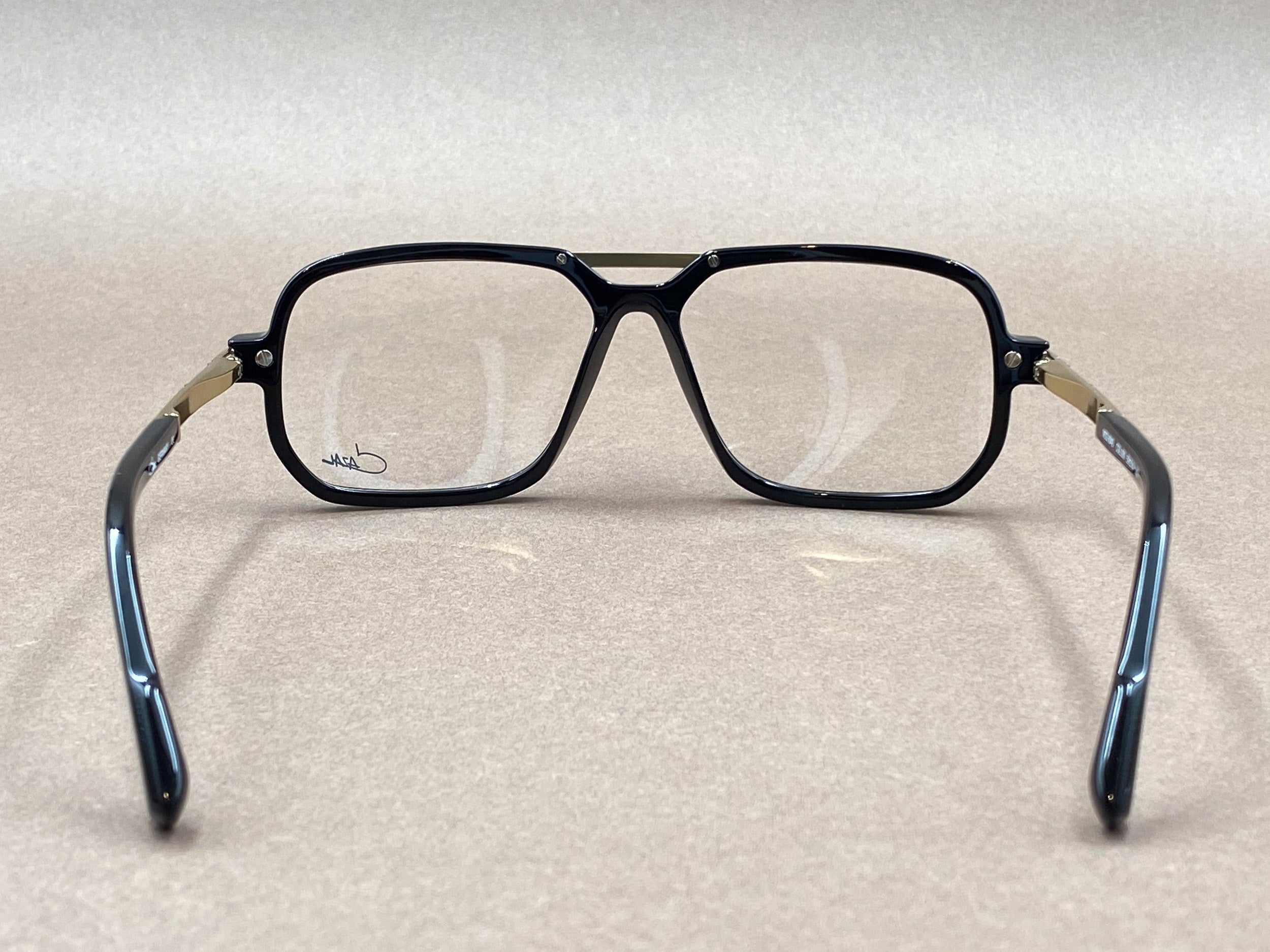 Cazal 6042 glasses - black and gold