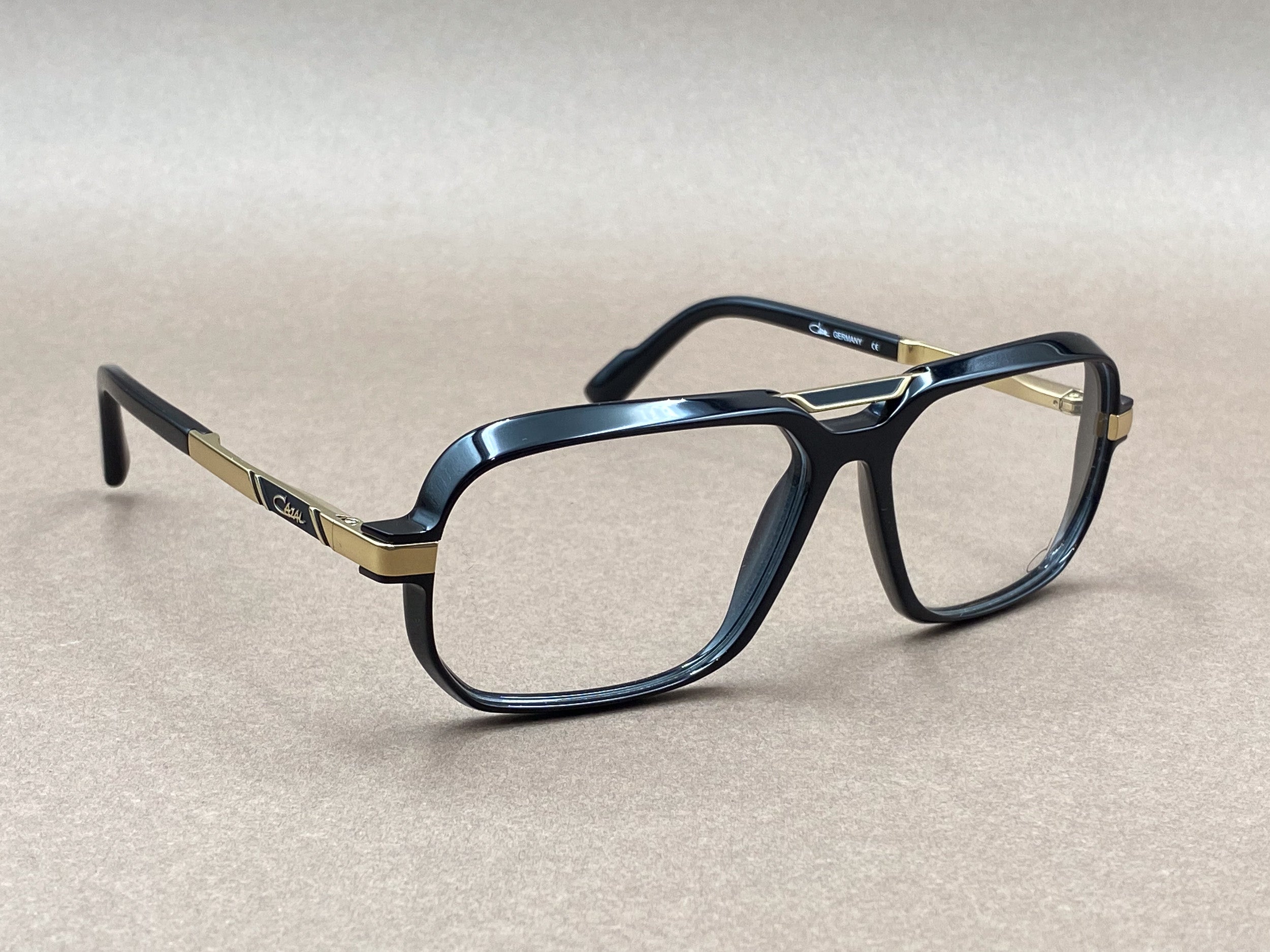Cazal 6042 glasses - black and gold