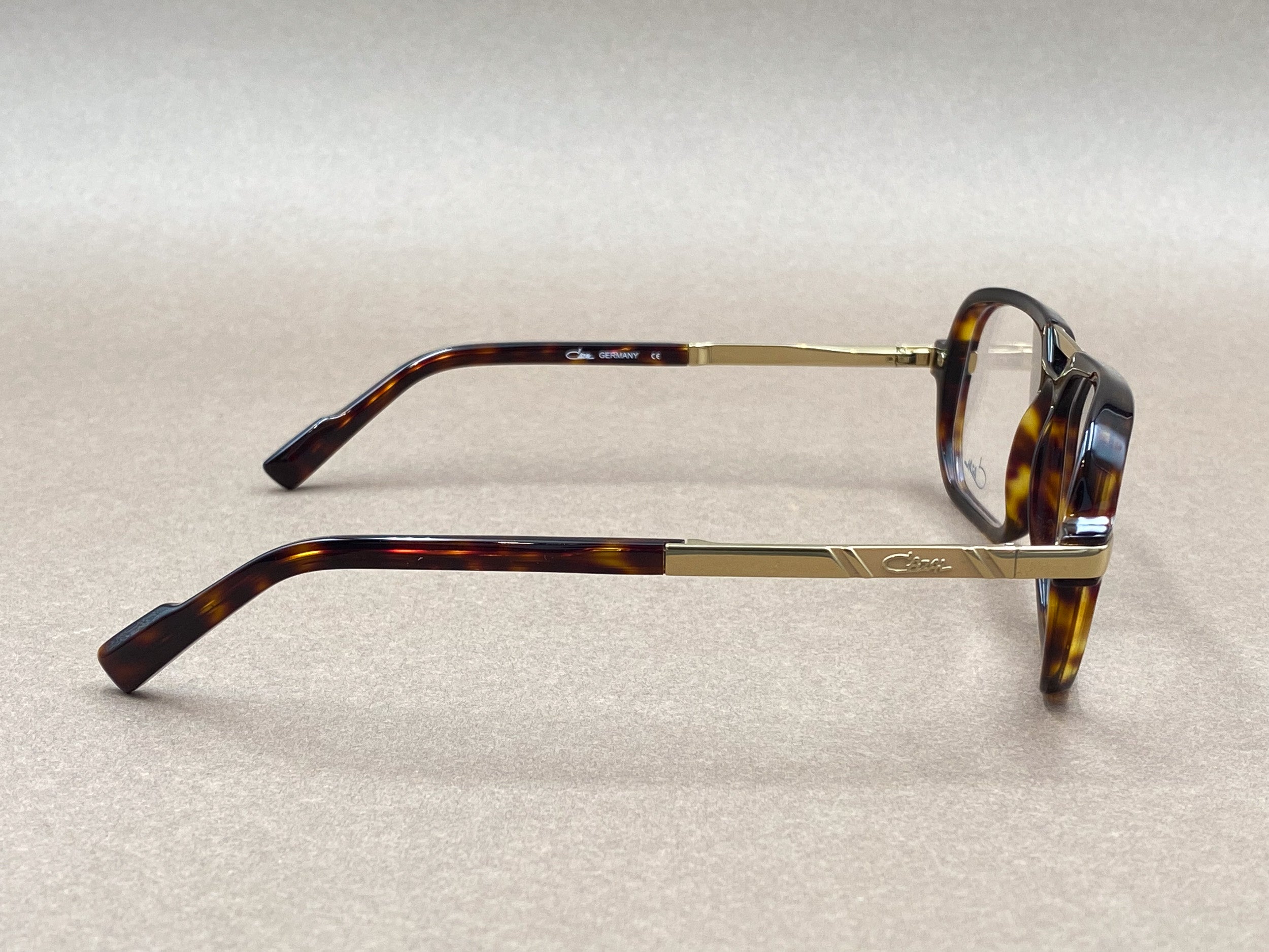 Cazal 6042 glasses - brown and gold