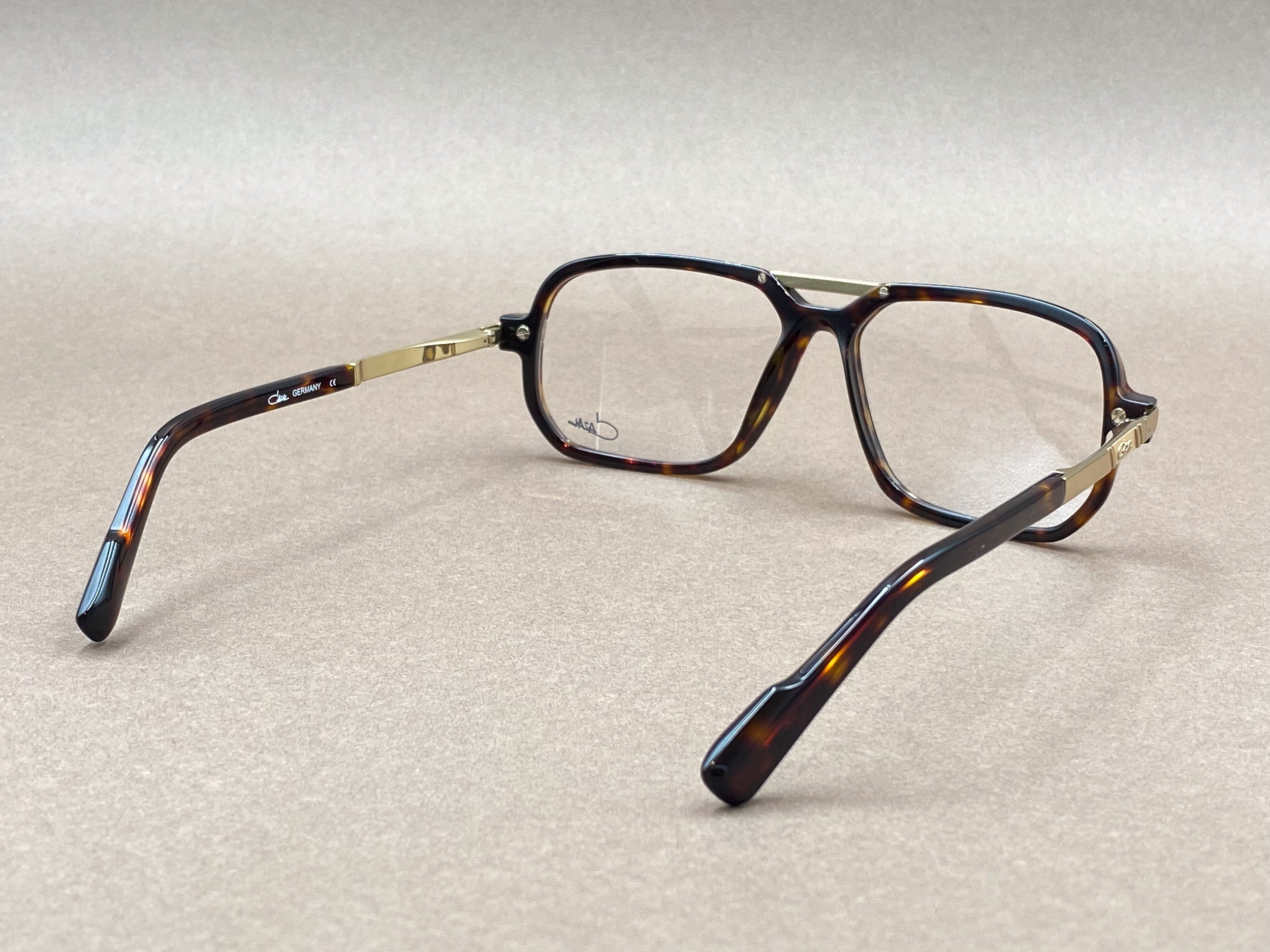 Cazal 6042 glasses - brown and gold