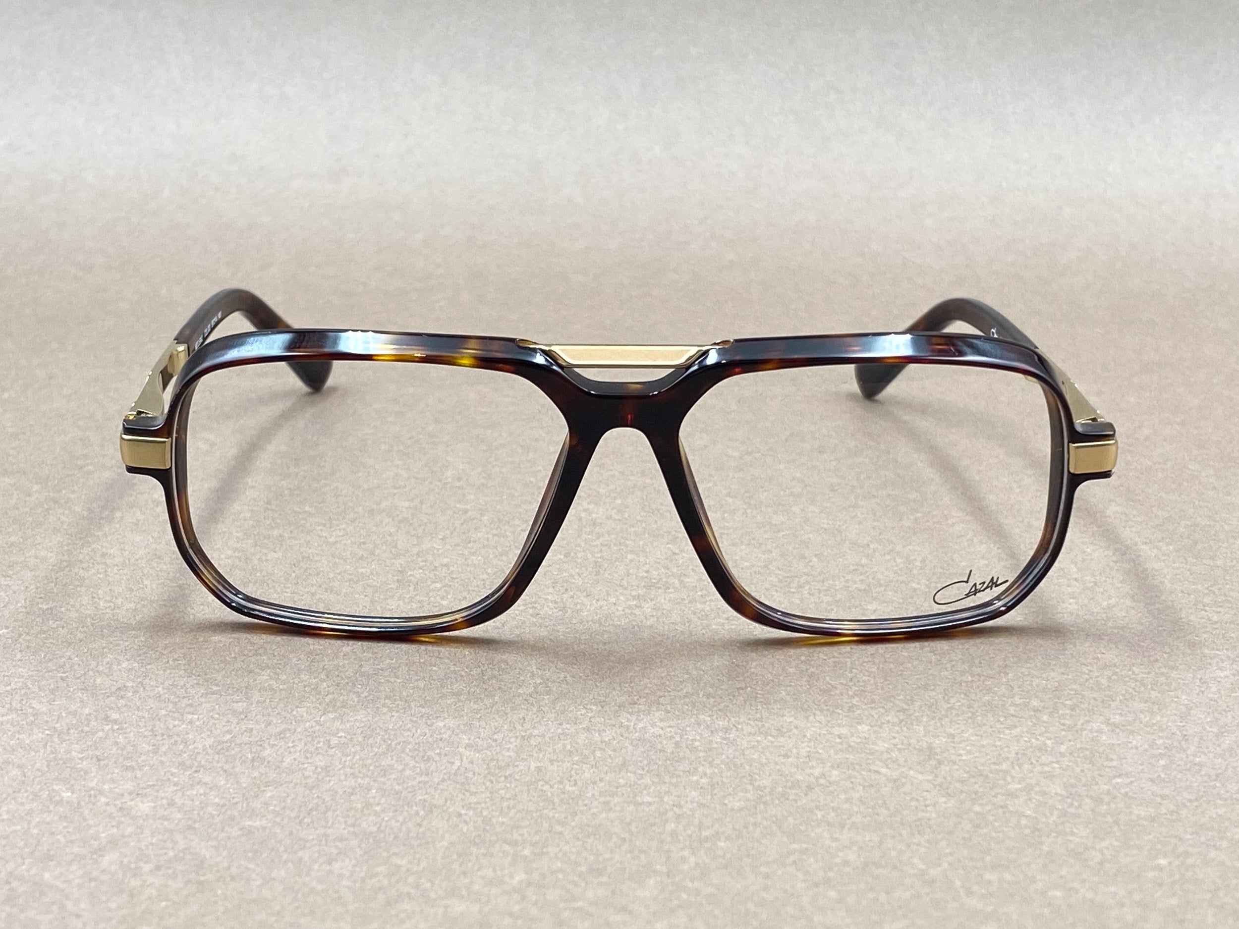 Cazal 6042 glasses - brown and gold