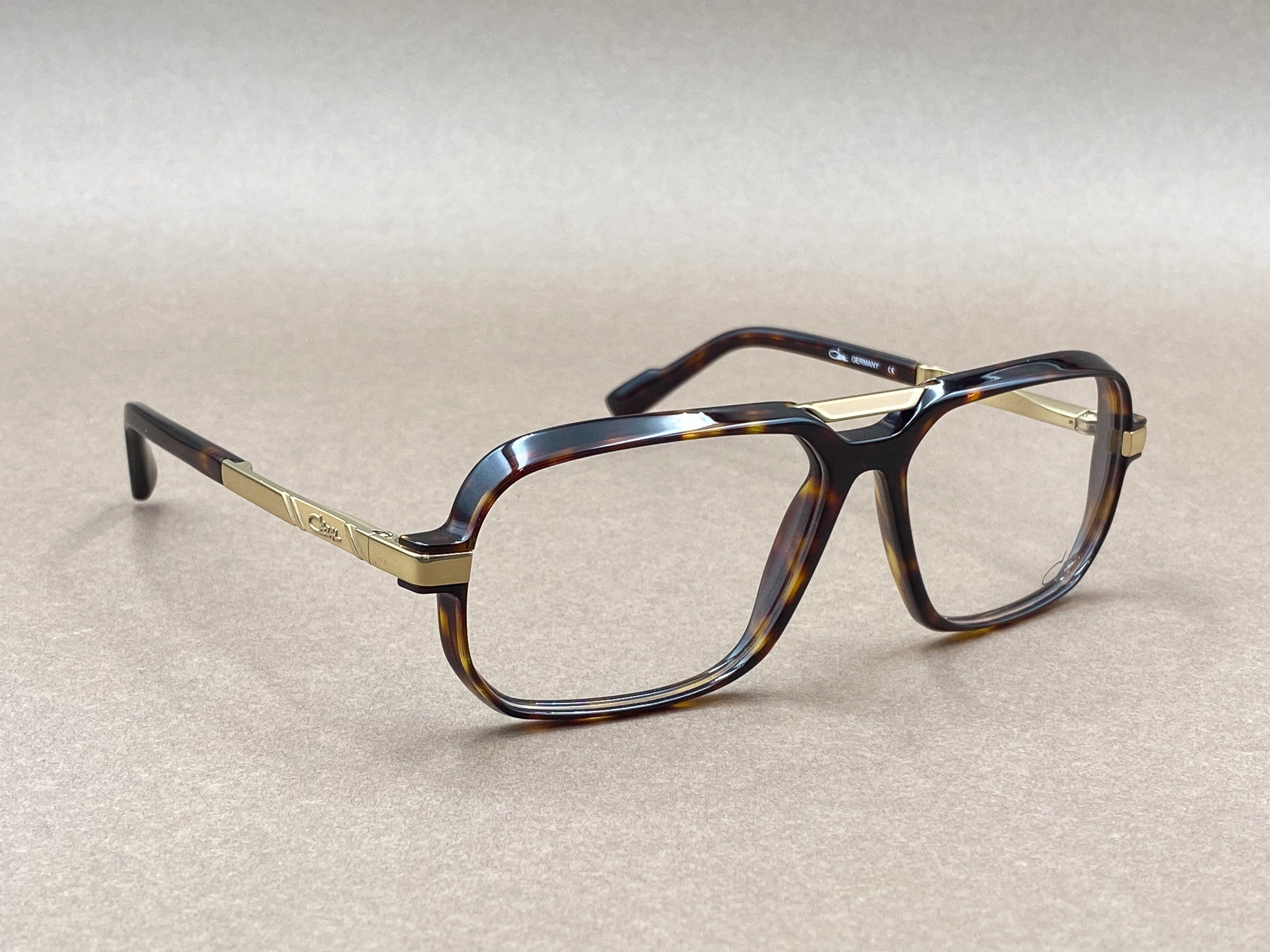 Cazal 6042 glasses - brown and gold
