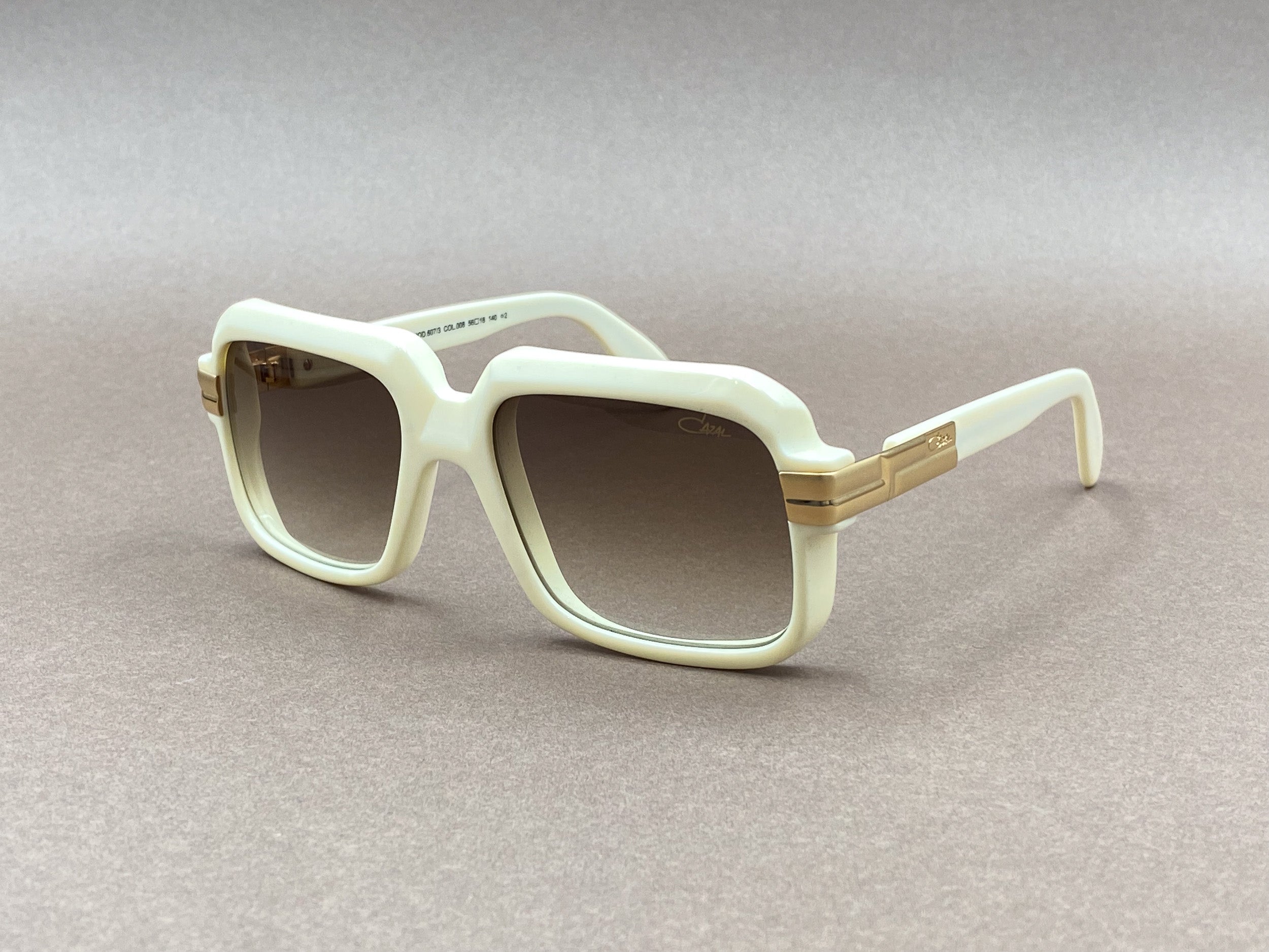 Cazal 607/3 sunglasses - cream and gold