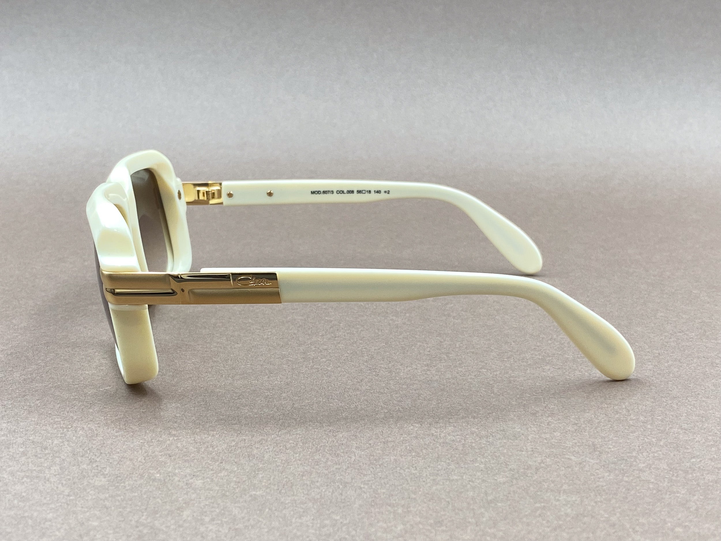 Cazal 607/3 sunglasses - cream and gold
