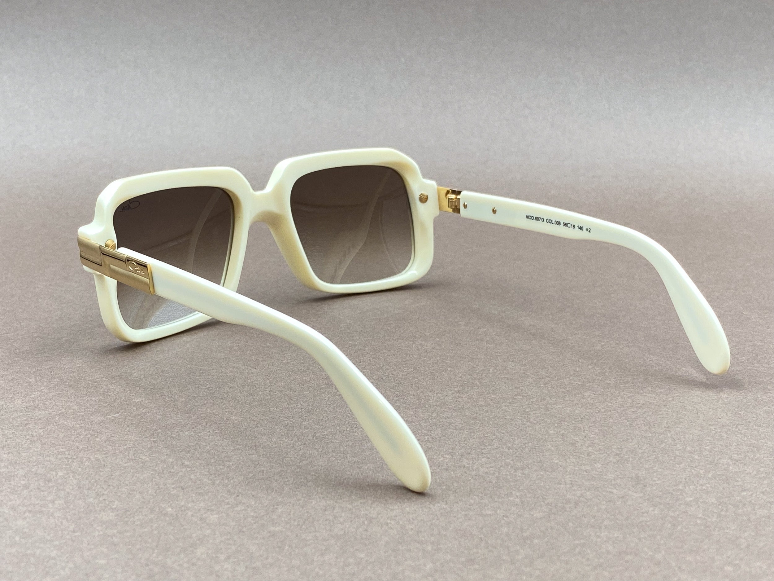 Cazal 607/3 sunglasses - cream and gold