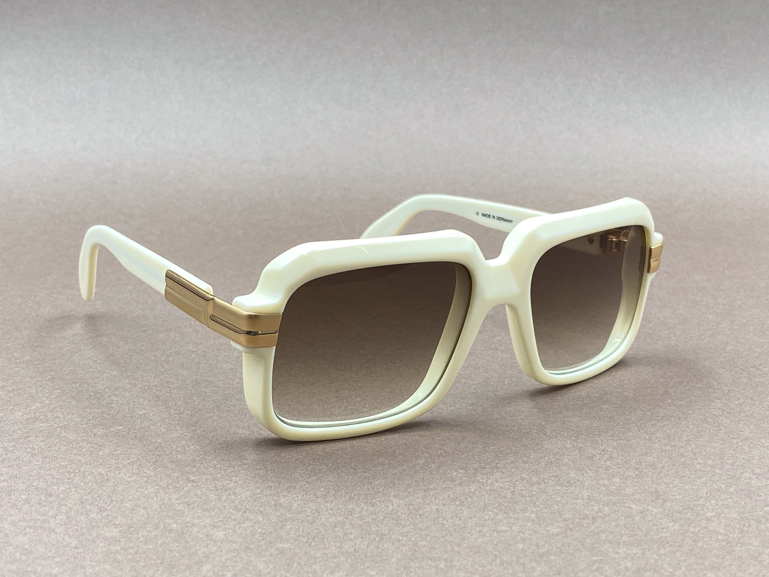Cazal 607/3 sunglasses - cream and gold