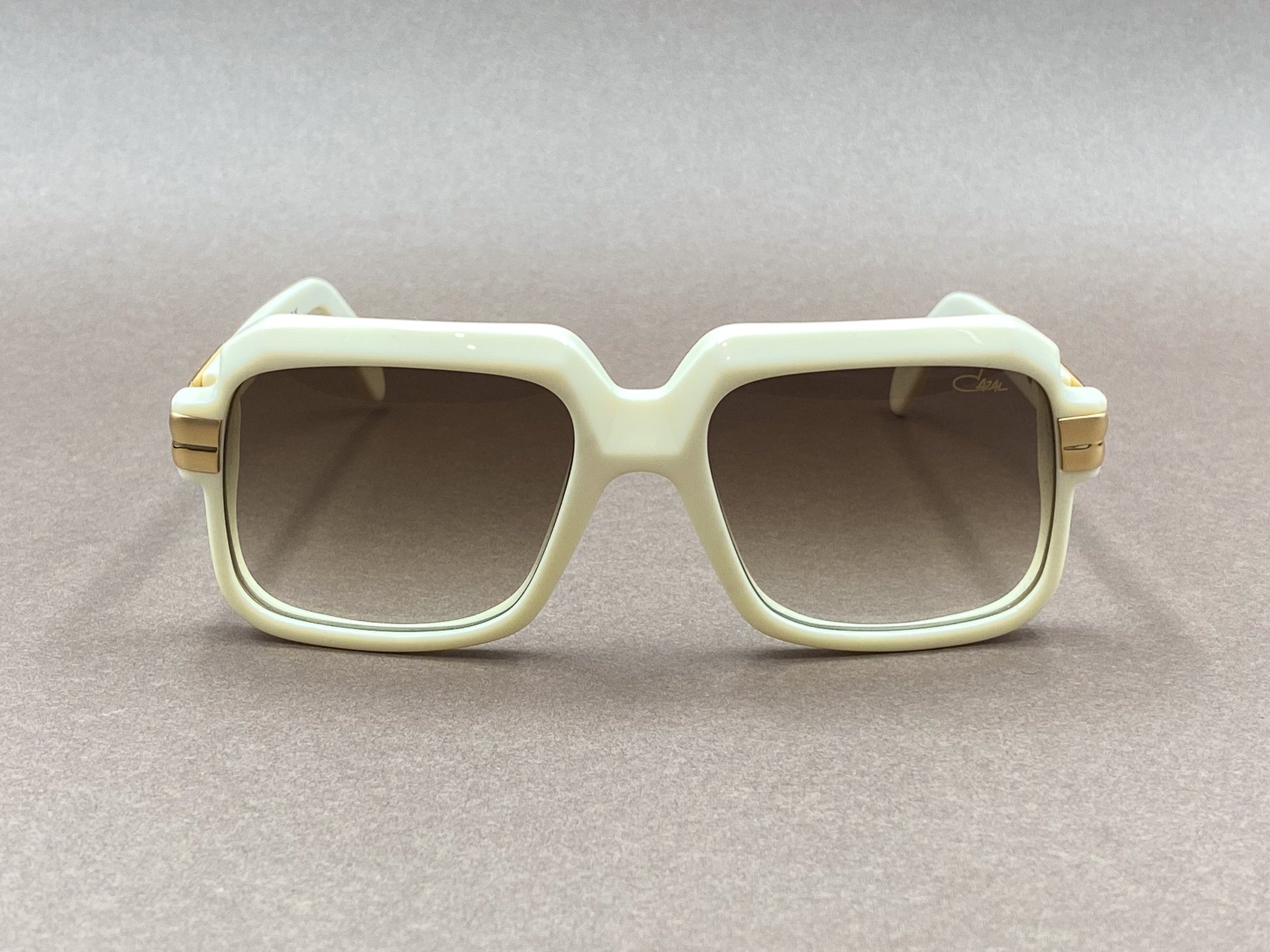 Cazal 607/3 sunglasses - cream and gold