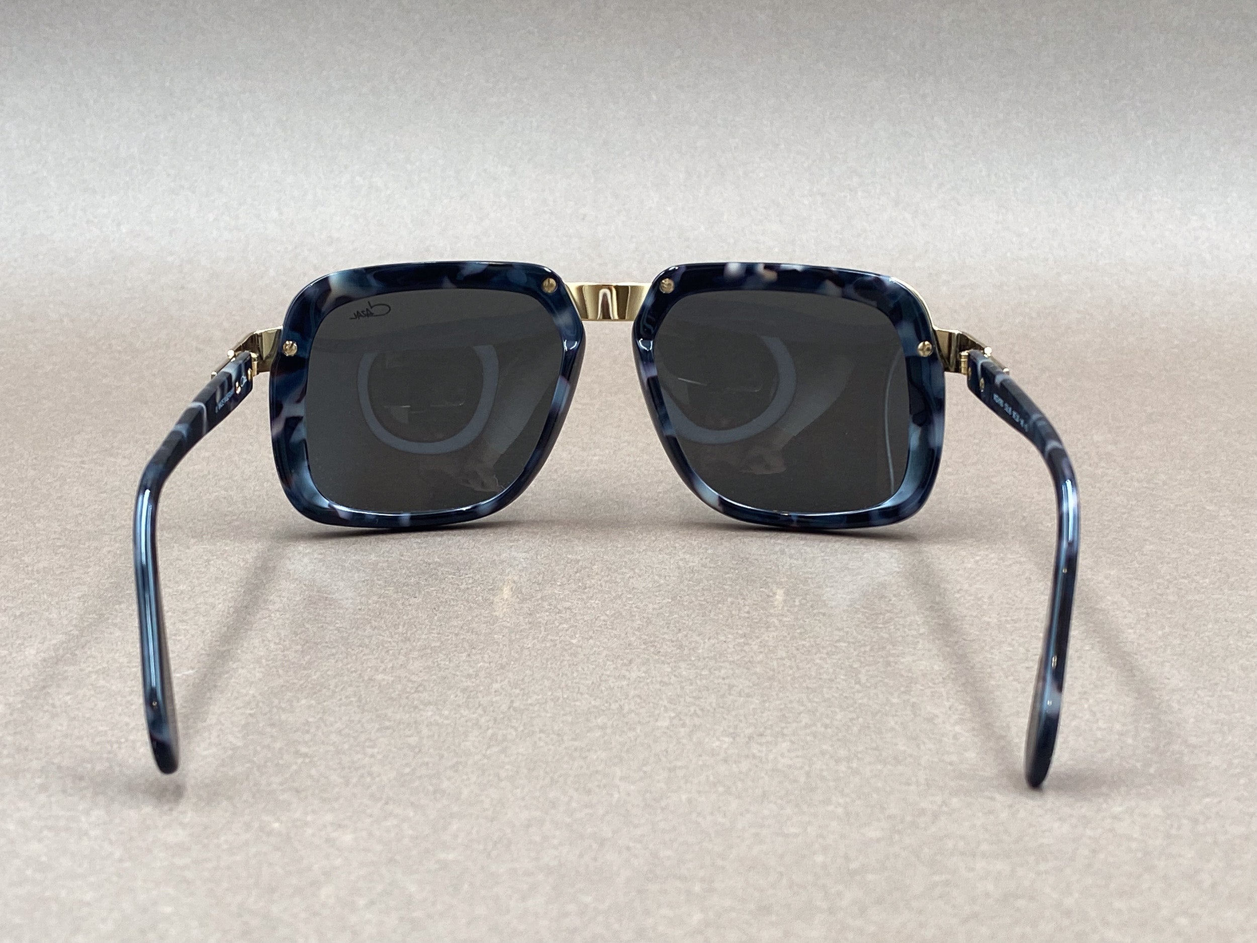 Cazal 616/3 sunglasses - gray tortoise and gold