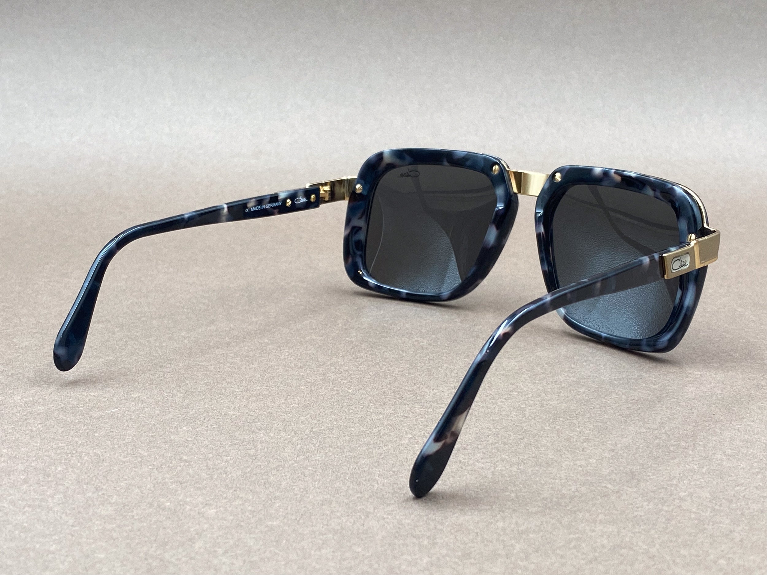 Cazal 616/3 sunglasses - gray tortoise and gold