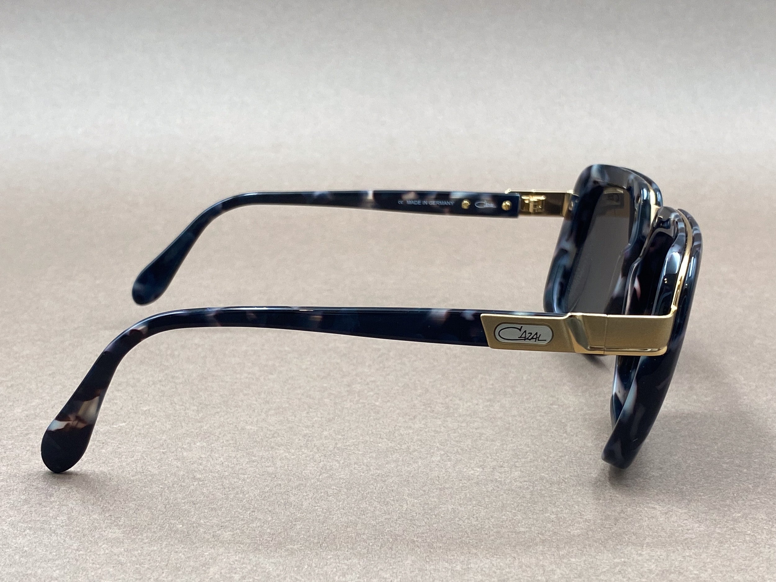 Cazal 616/3 sunglasses - gray tortoise and gold
