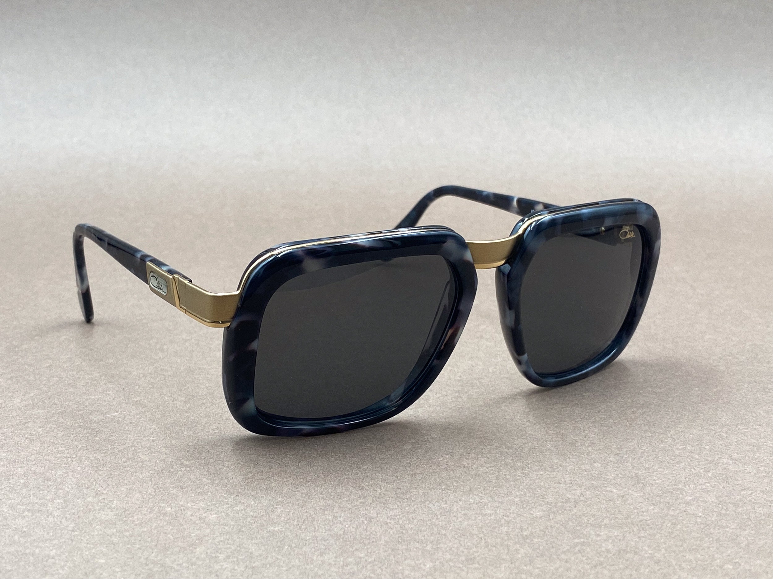 Cazal 616/3 sunglasses - gray tortoise and gold
