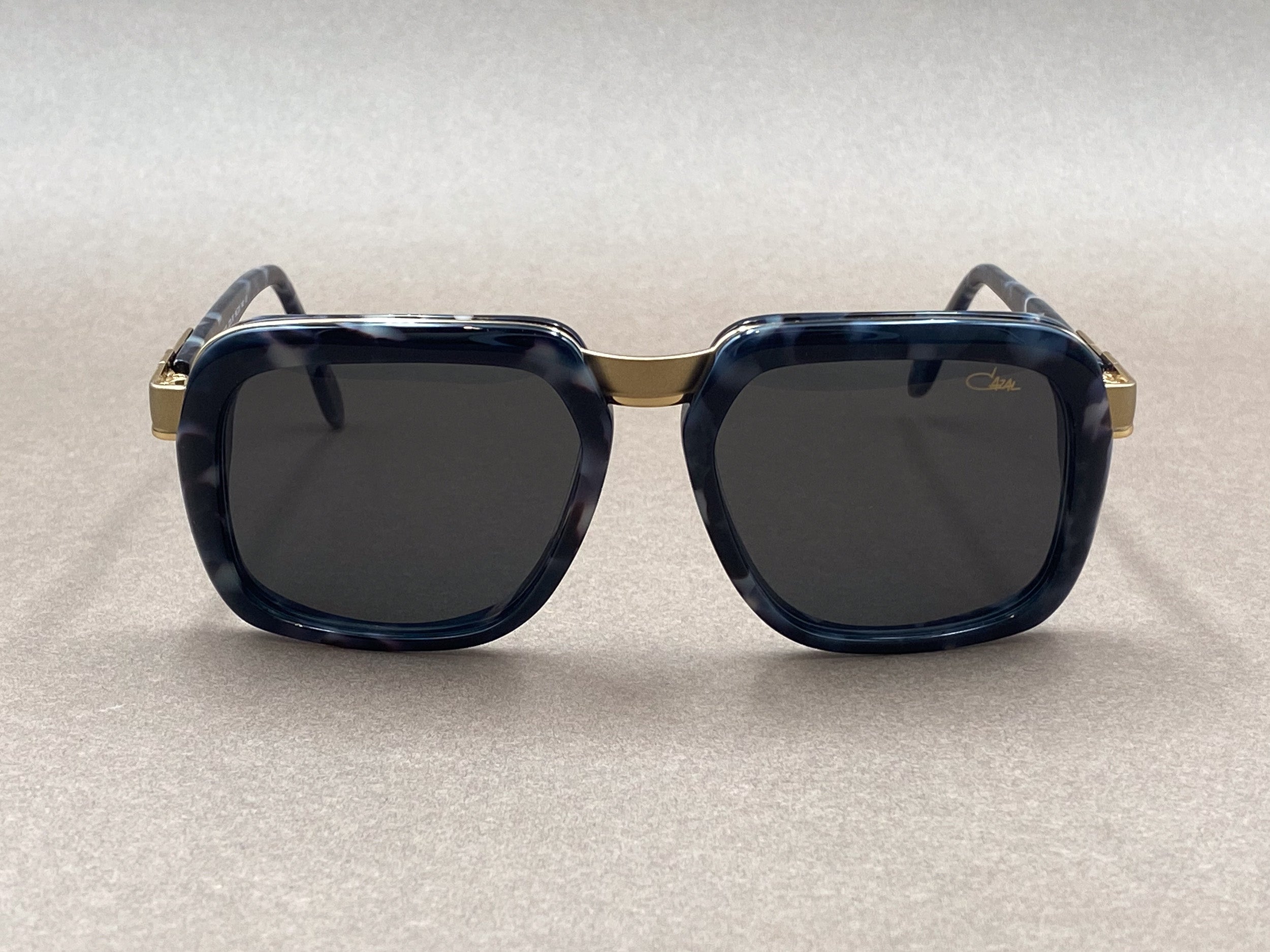 Cazal 616/3 sunglasses - gray tortoise and gold