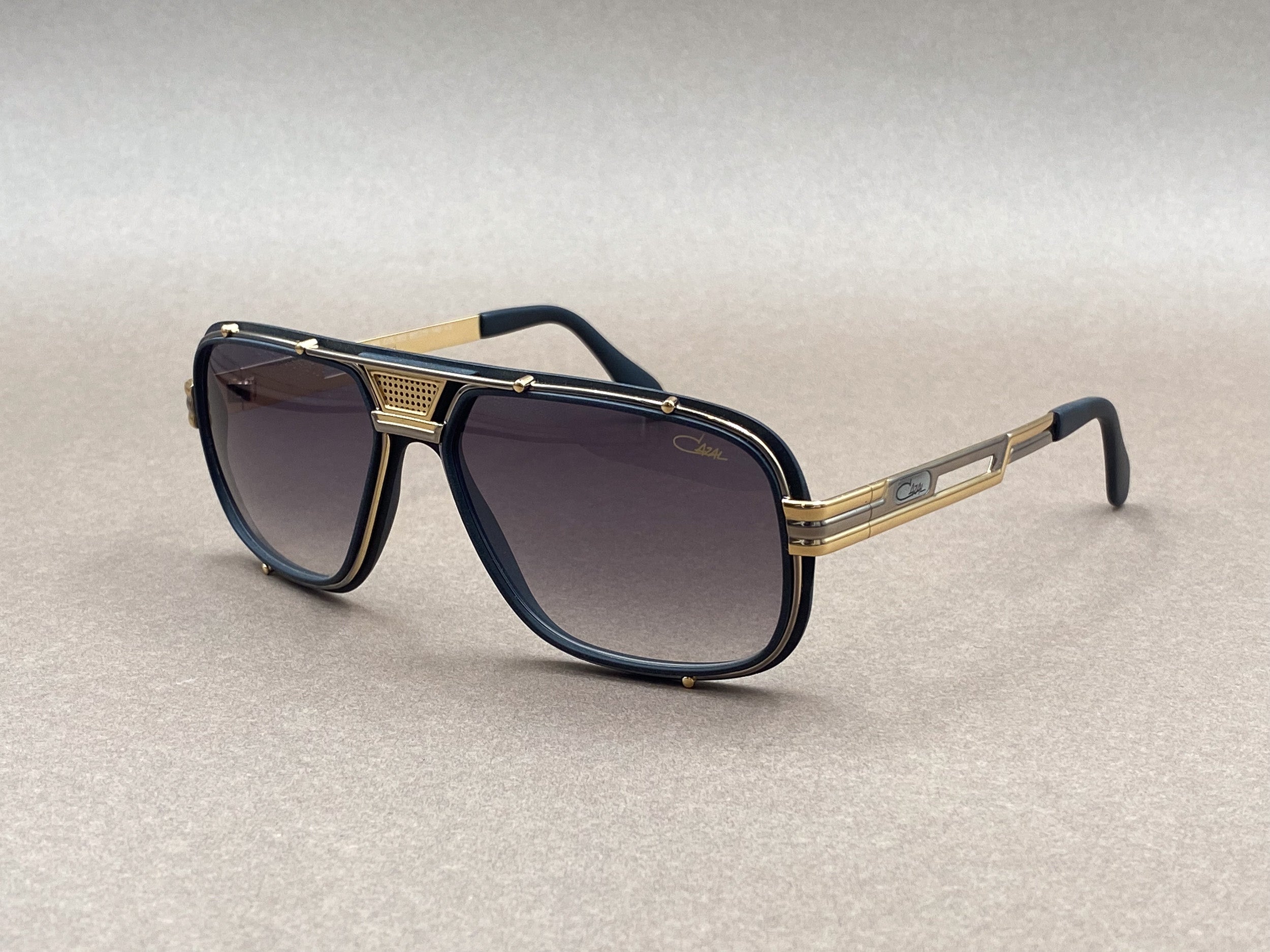 Cazal 665 sunglasses - matte black and bicolour