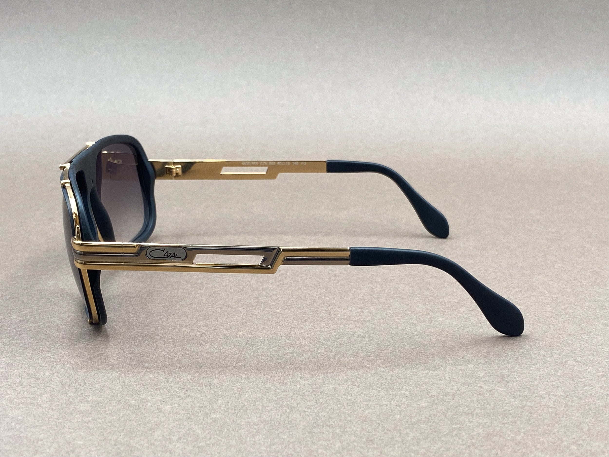 Cazal 665 sunglasses - matte black and bicolour