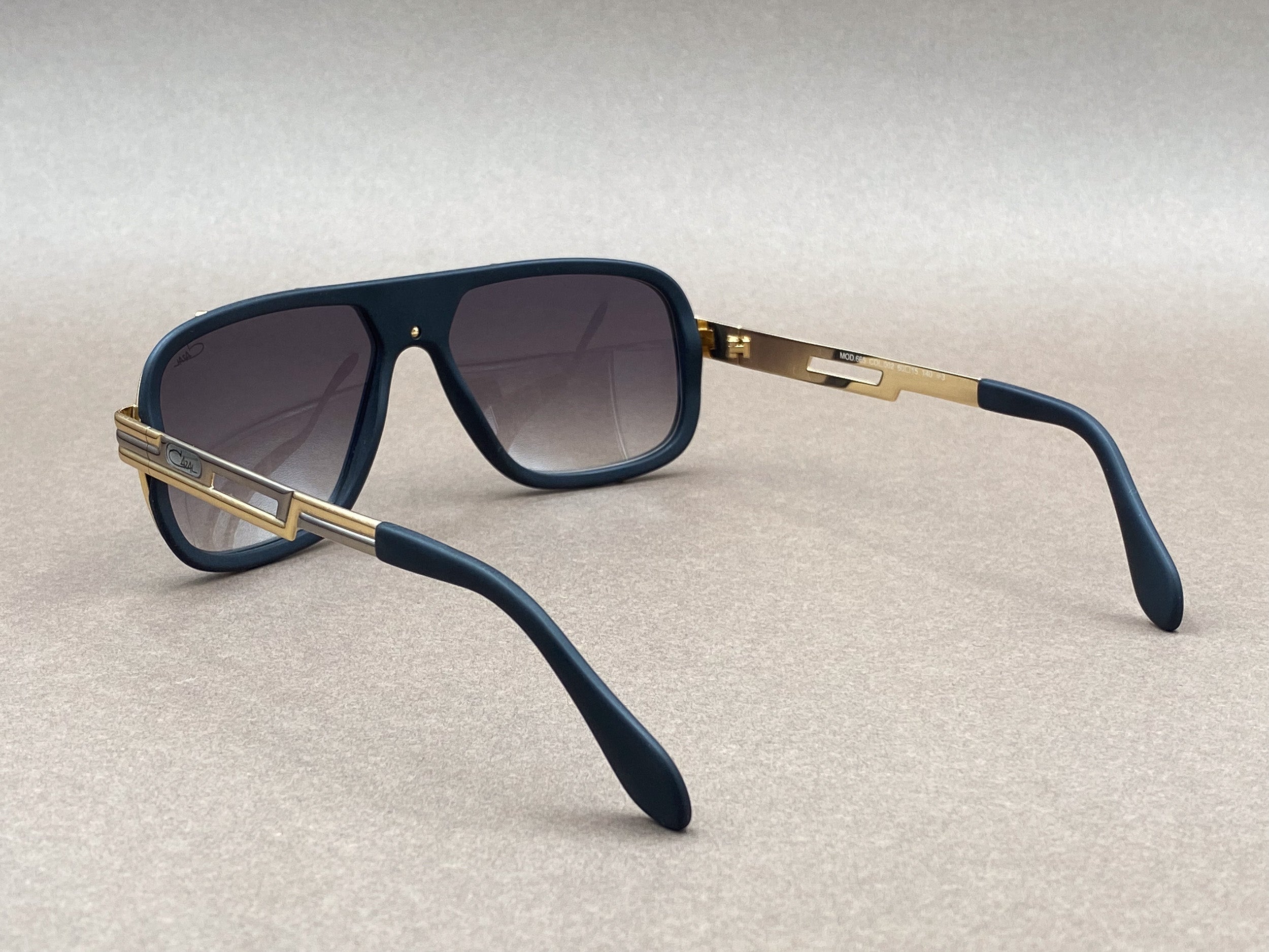 Cazal 665 sunglasses - matte black and bicolour