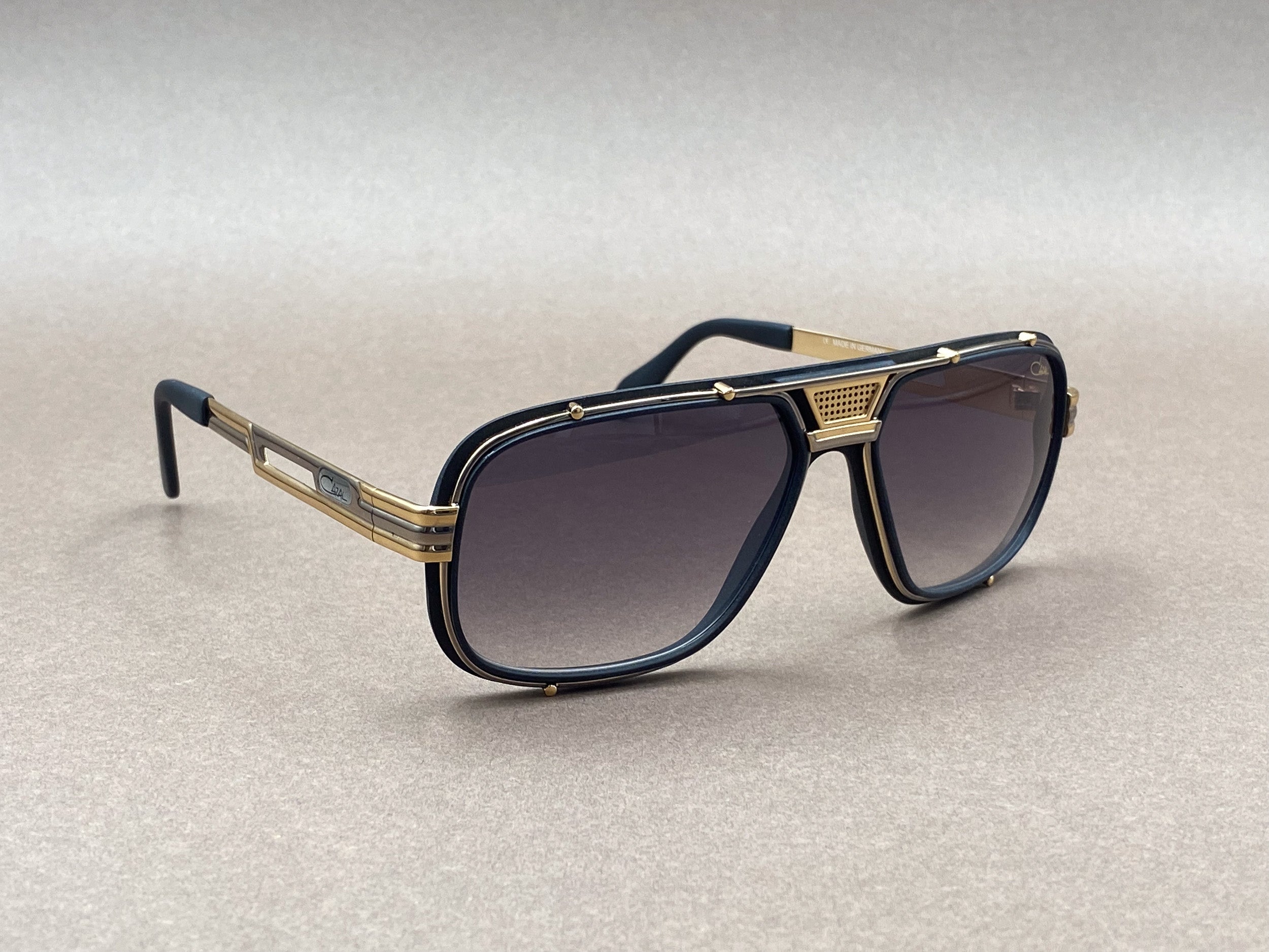 Cazal 665 sunglasses - matte black and bicolour