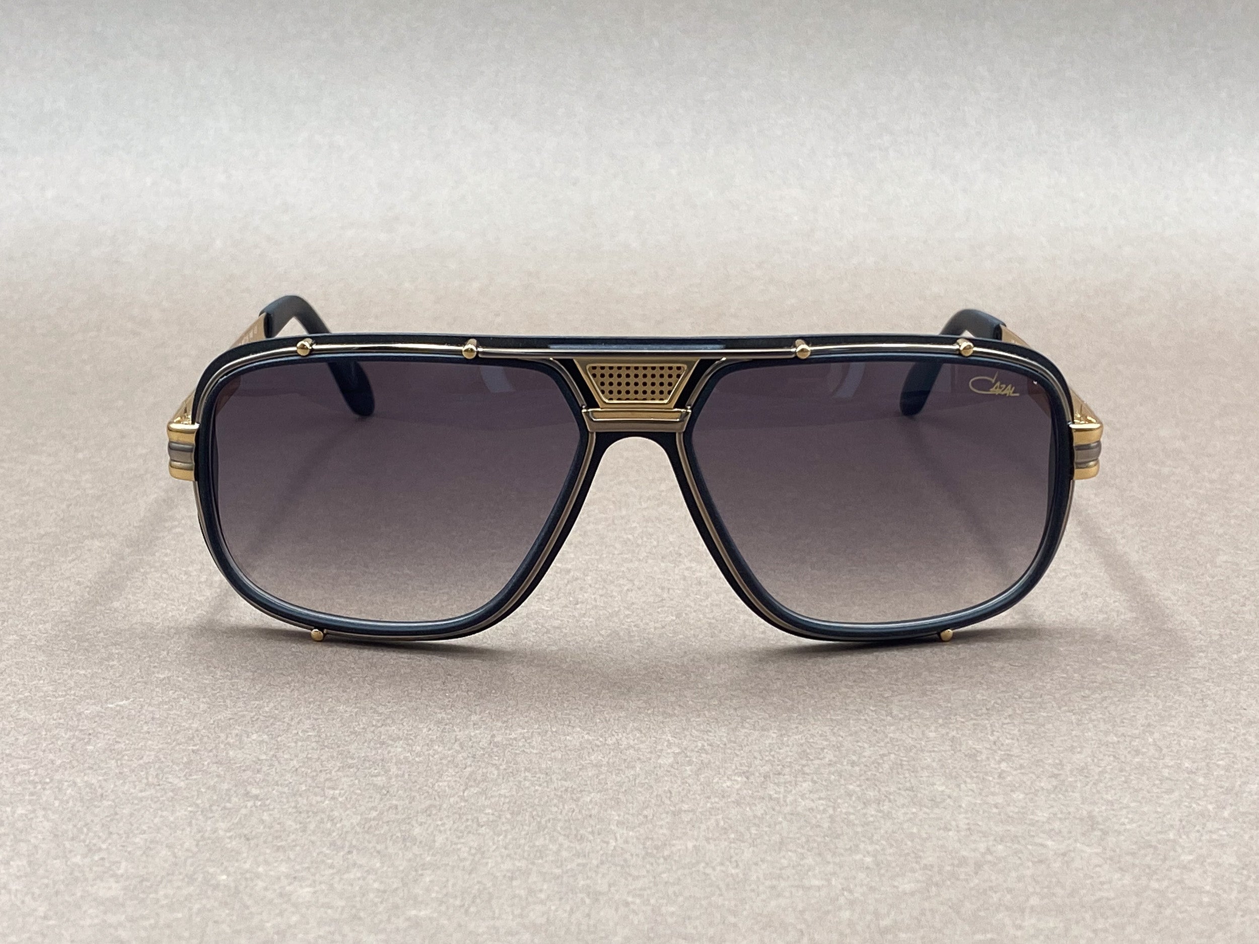 Cazal 665 sunglasses - matte black and bicolour
