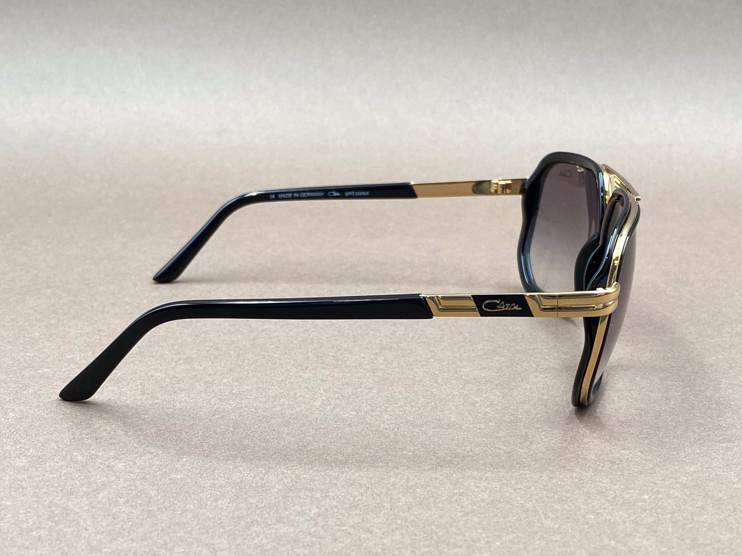 Cazal 666 sunglasses - black and gold