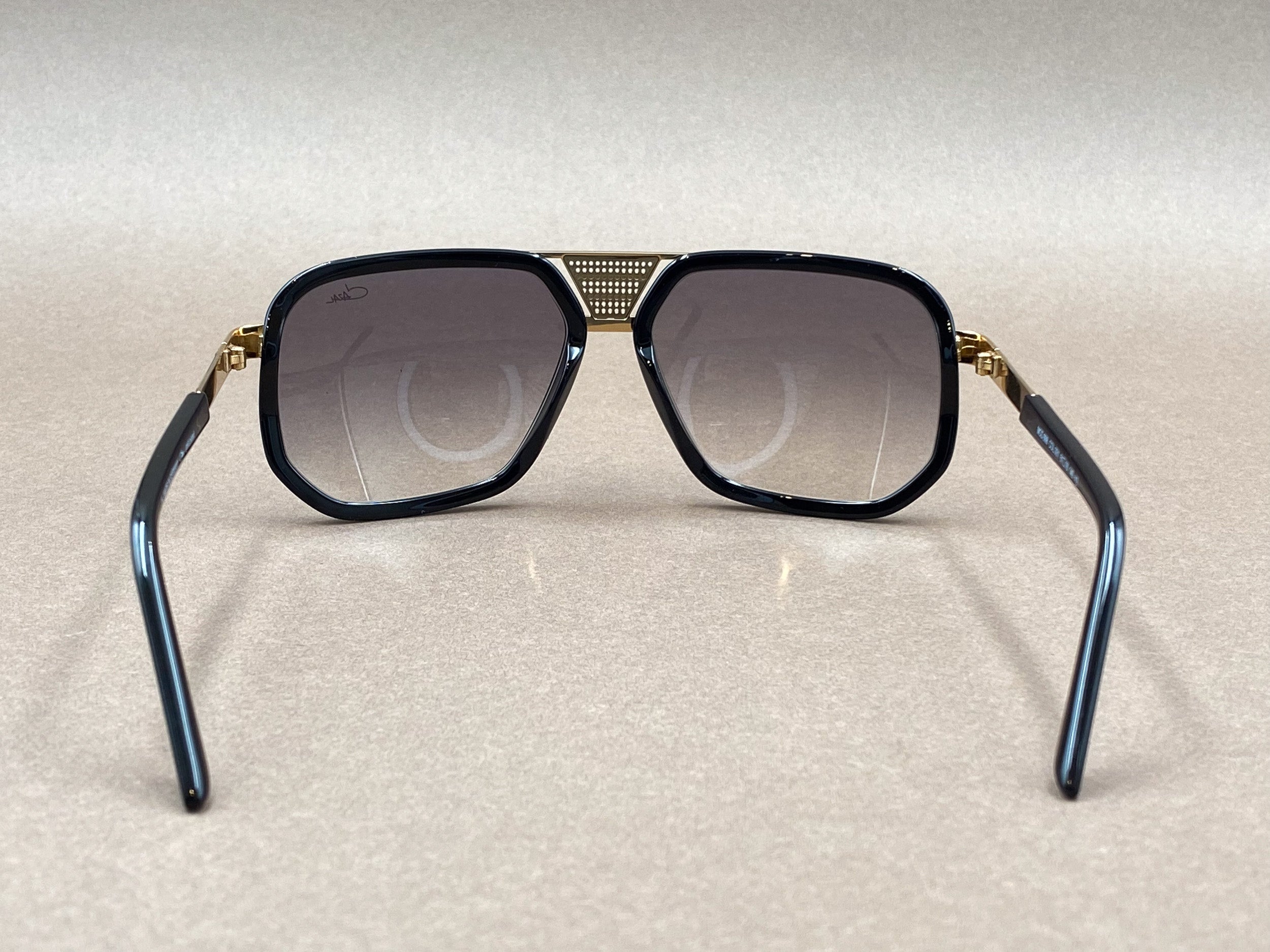 Cazal 666 sunglasses - black and gold