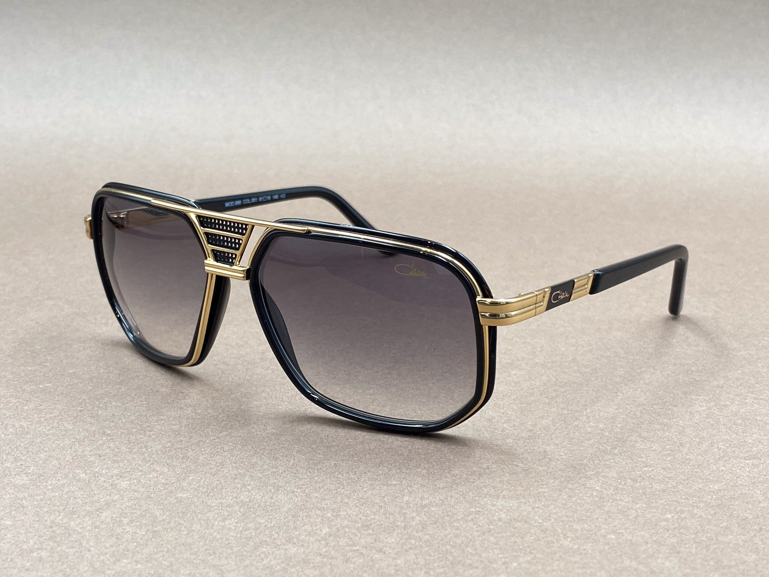 Cazal 666 sunglasses - black and gold