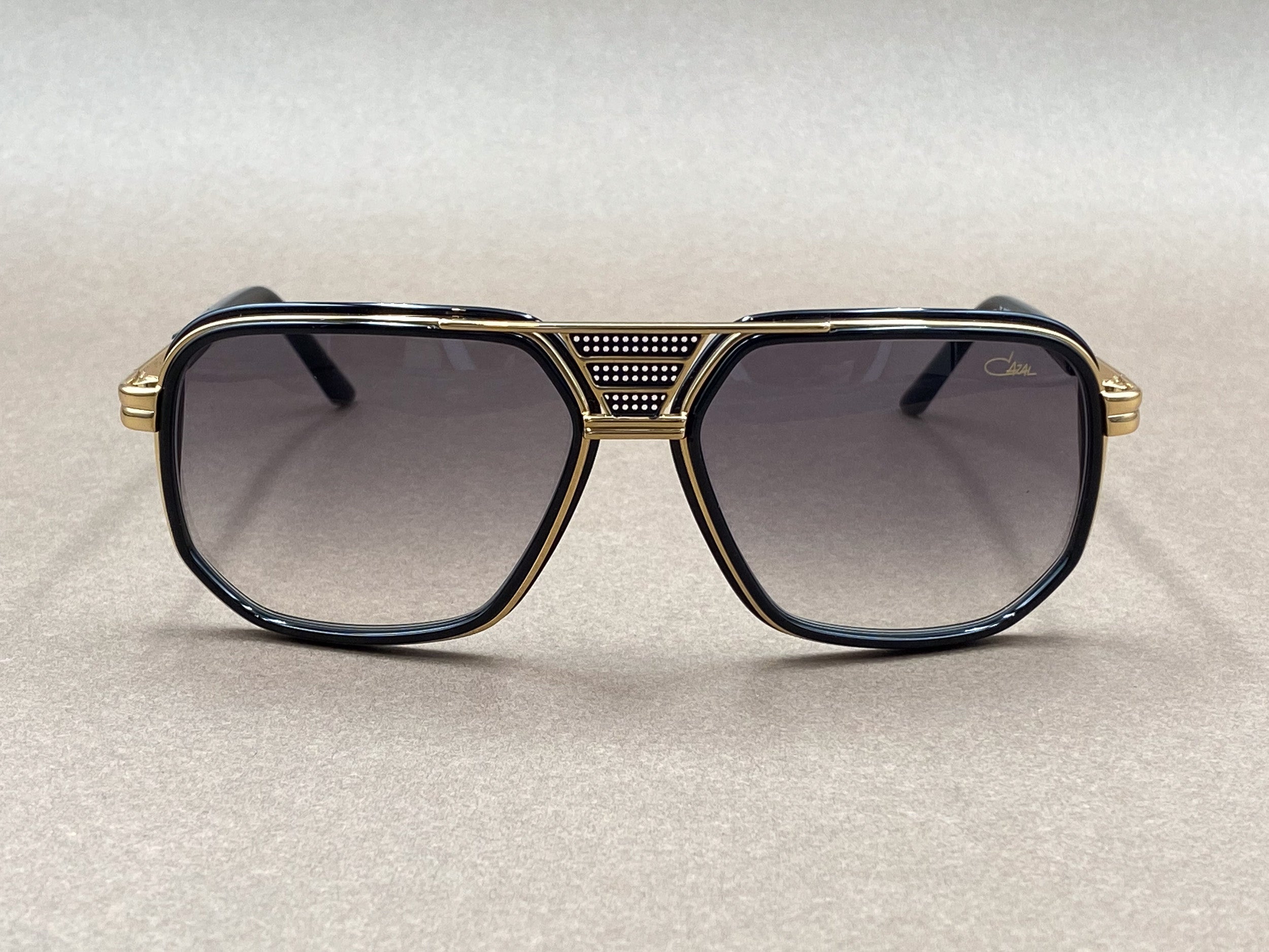 Cazal 666 sunglasses - black and gold