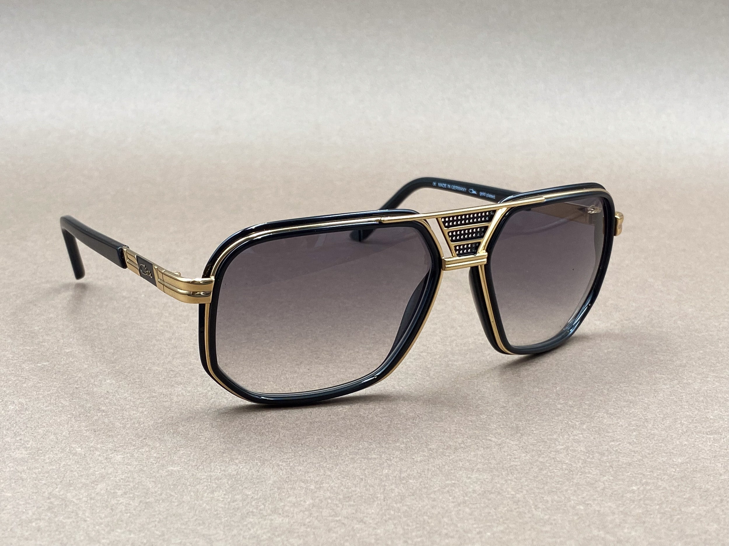 Cazal 666 sunglasses - black and gold